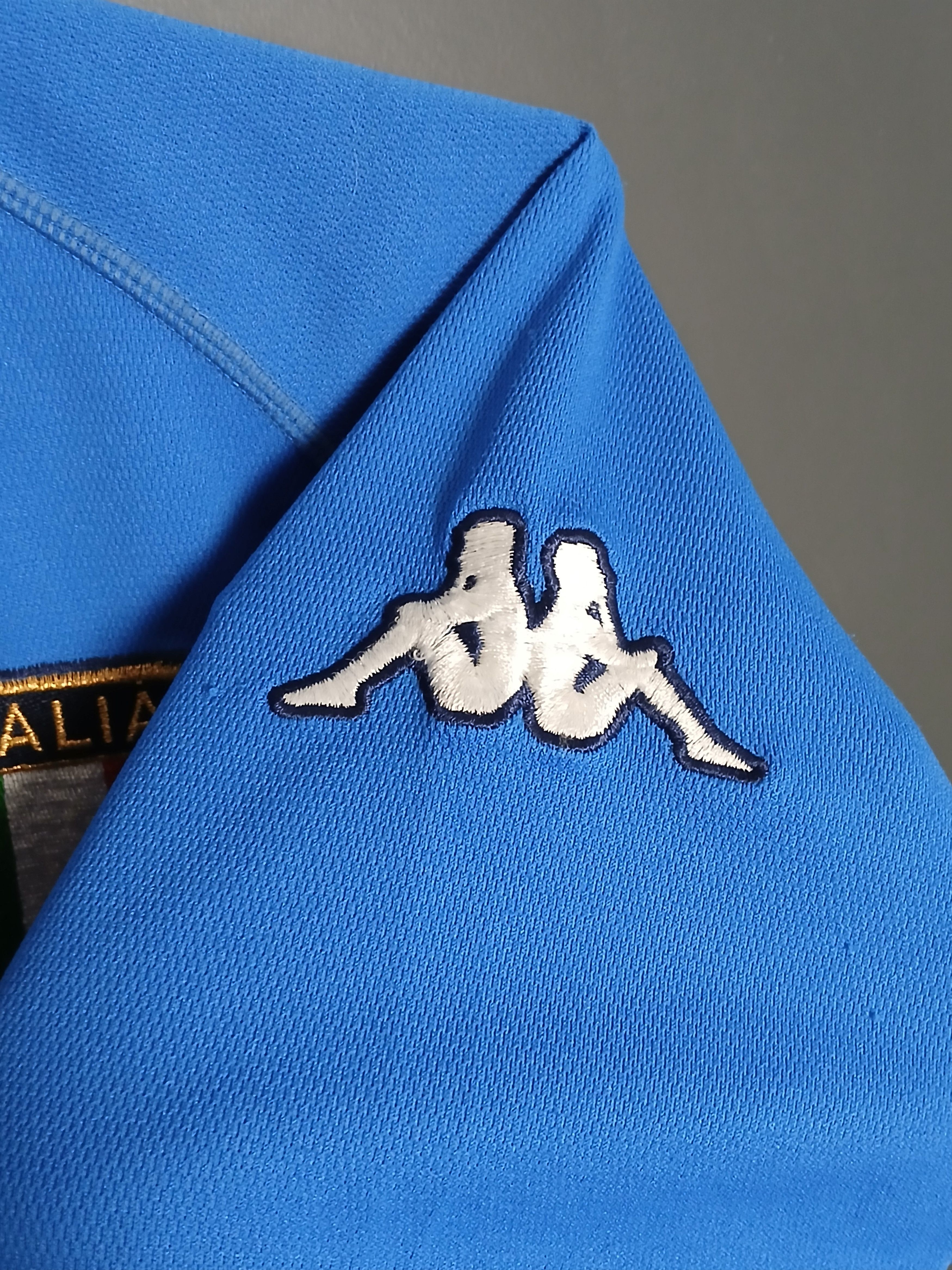 Other Italy National Team 2000/2002 Home Football Jersey T-Shirt Size US L / EU 52-54 / 3 - 5 Thumbnail