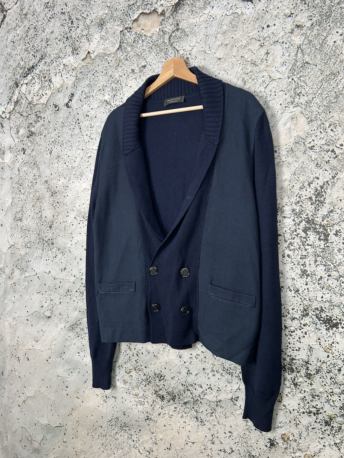 Viktor & Rolf Victor & Rolf Cardigan Wool Vintage Designer Avant Garde Size US S / EU 44-46 / 1 - 2 Thumbnail