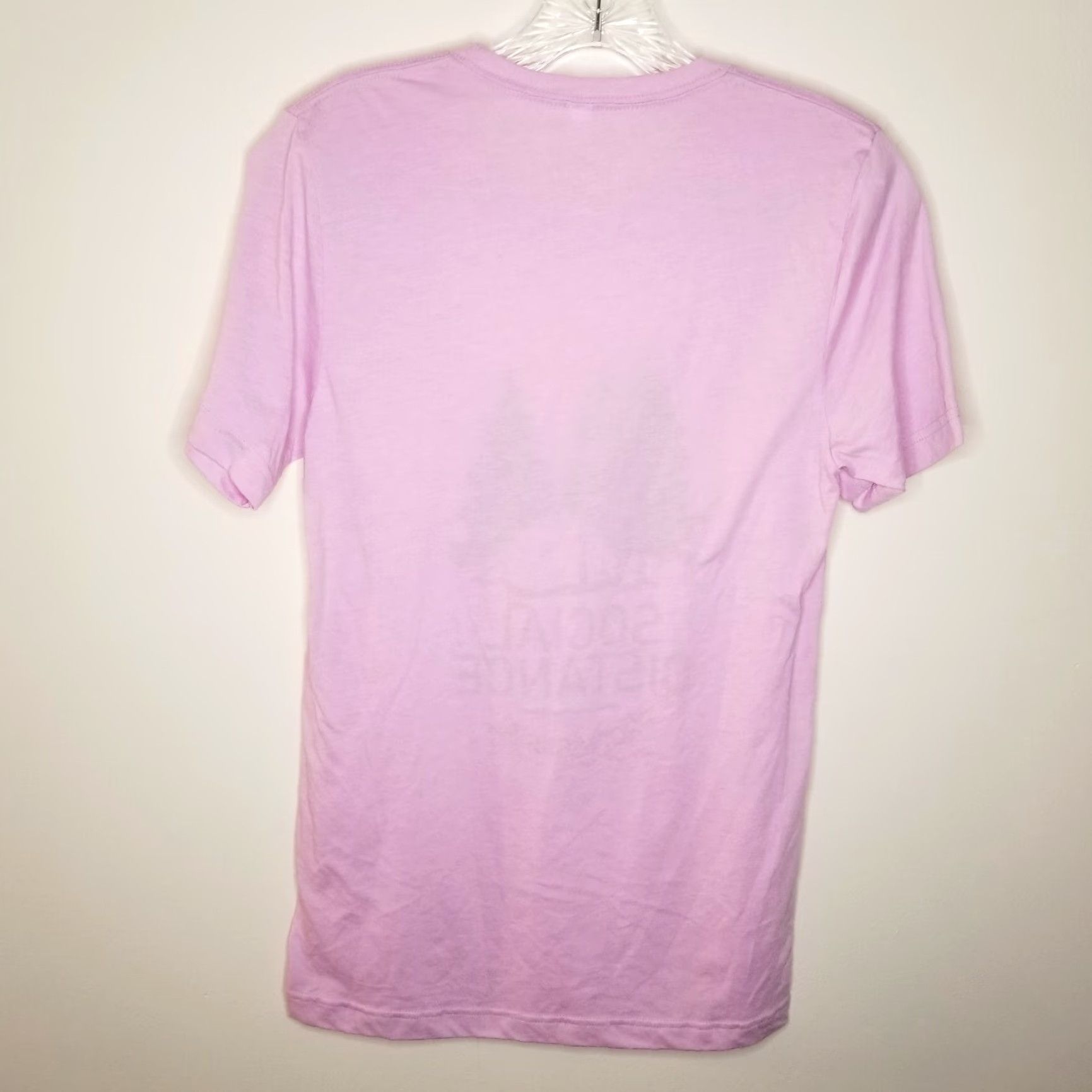 Pinko Canvas Womens Short Sleeve Pink Social Distance Professional T-Shirt Size S Size S / US 4 / IT 40 - 5 Thumbnail