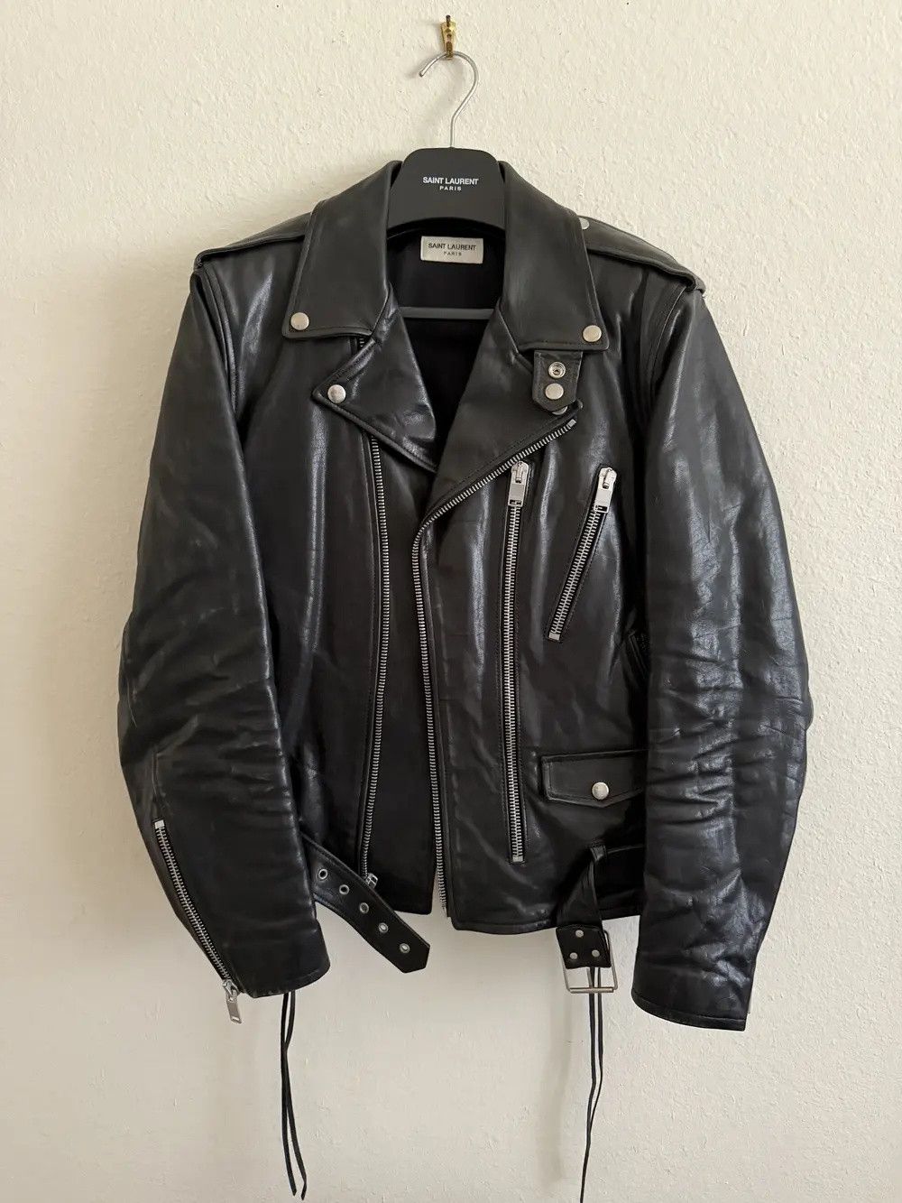 Saint Laurent Paris L17 Leather Jacket Size US M / EU 48-50 / 2 - 1 Thumbnail