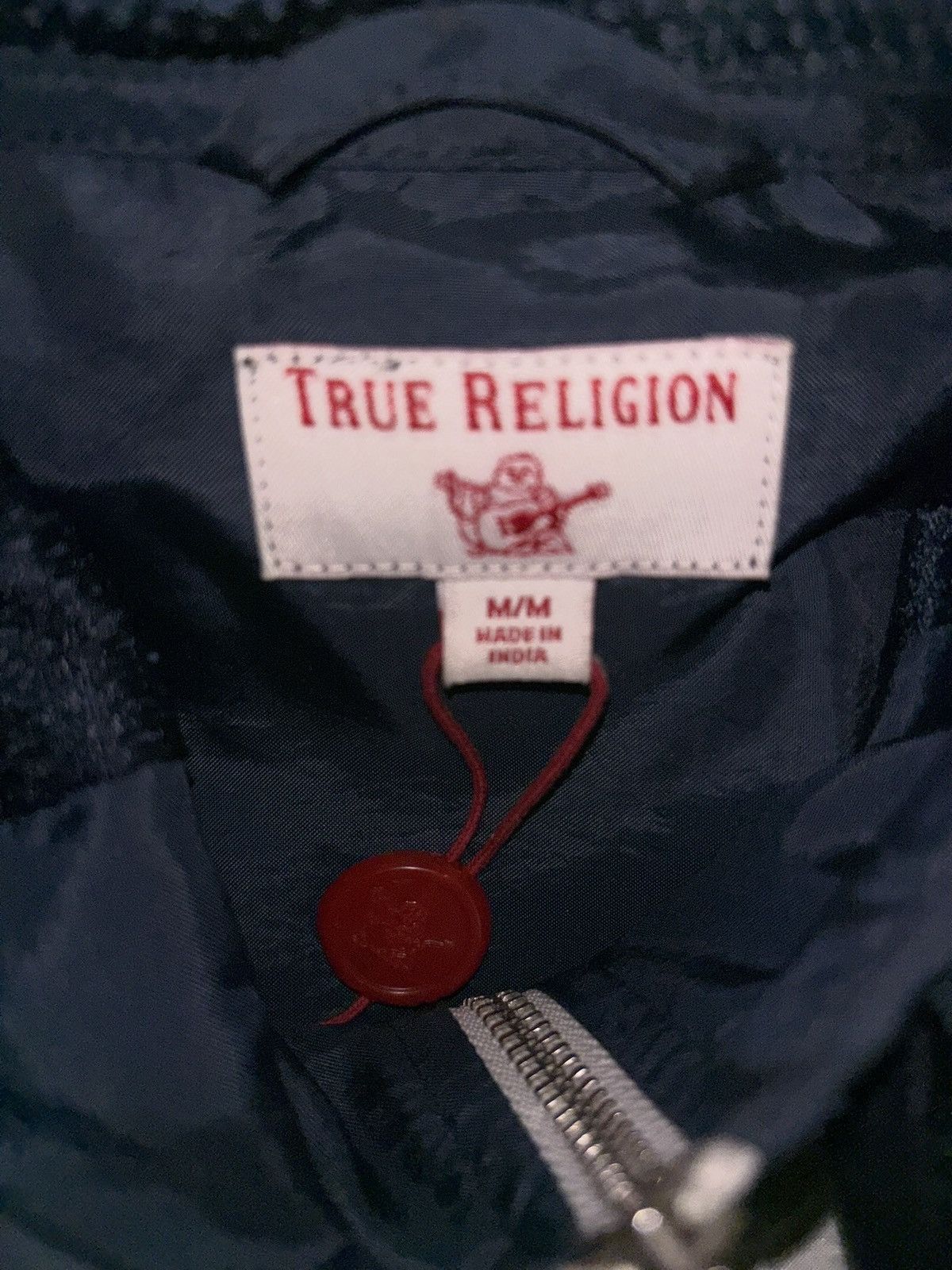 True Religion White blue windbreaker Size US M / EU 48-50 / 2 - 2 Thumbnail