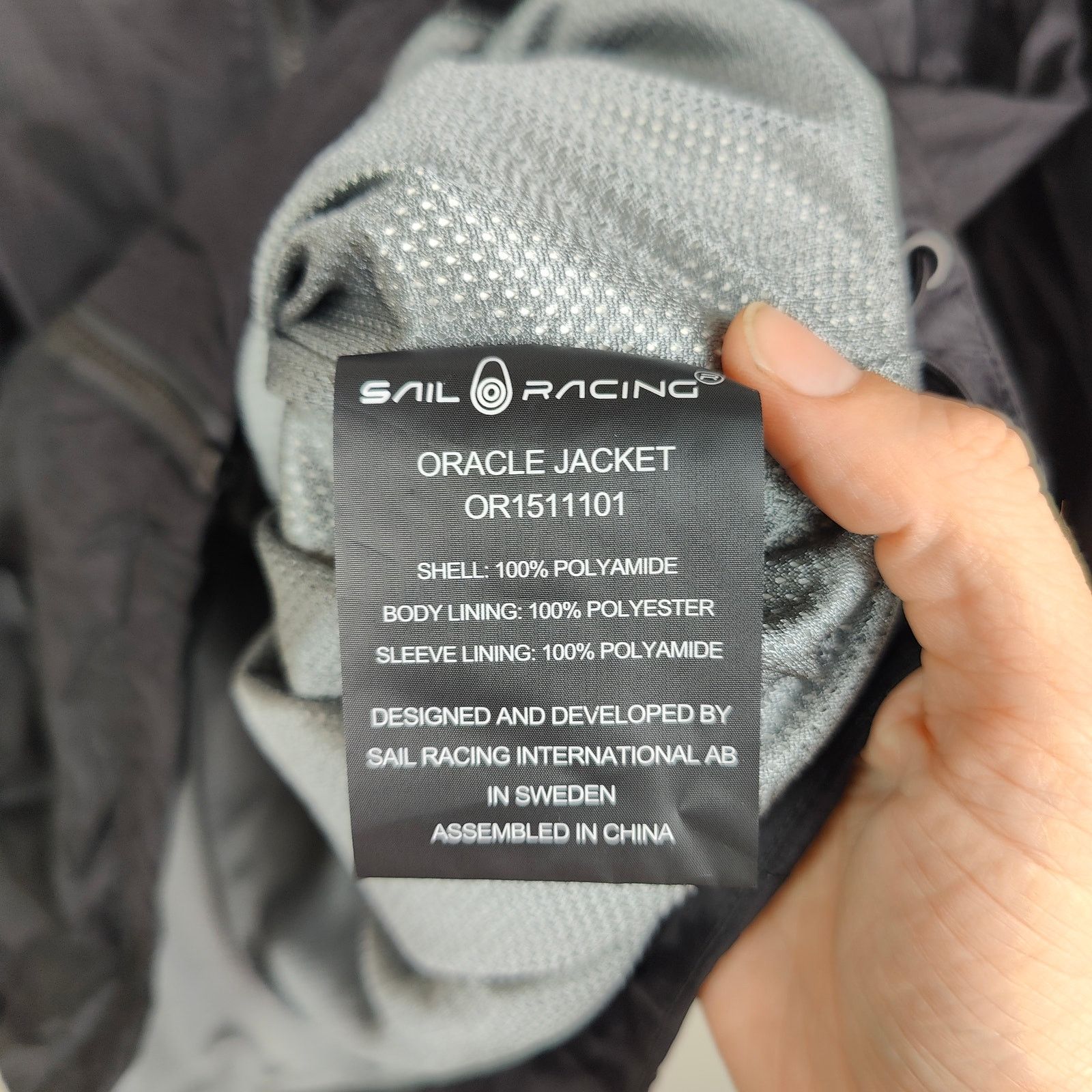 Other Sail Racing Oracle Jacket Mens Medium Black Full Zip Size US M / EU 48-50 / 2 - 8 Thumbnail