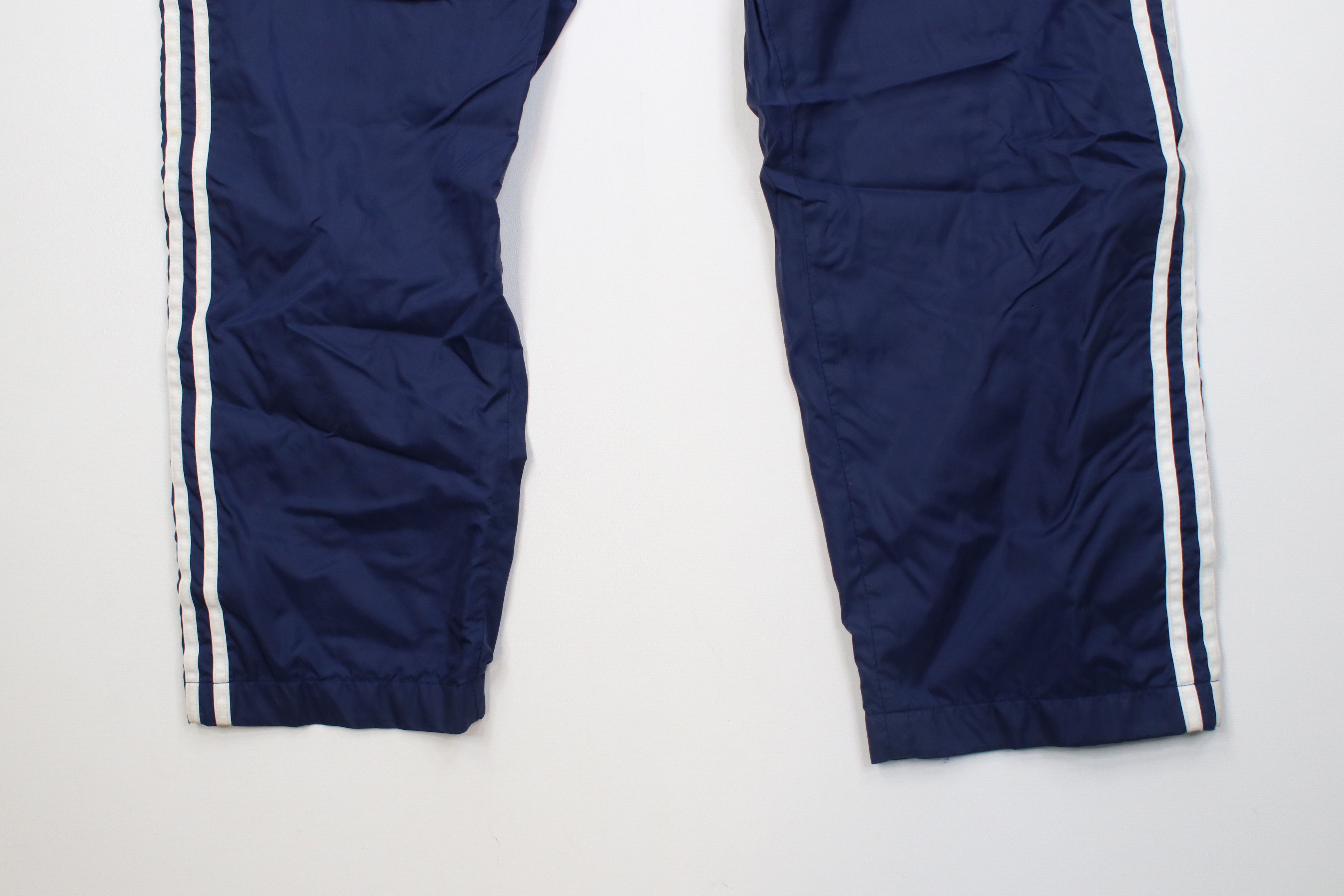 Adidas Vintage 90s Adidas Lined Tearaway Windbreaker Pants Blue Size US 34 / EU 50 - 4 Thumbnail