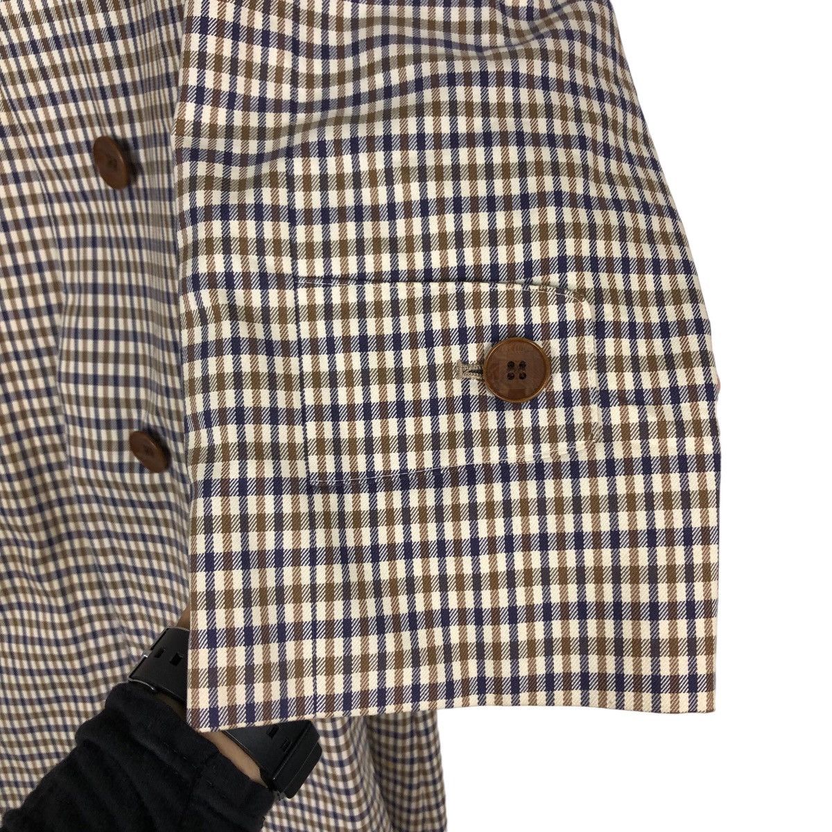 Aquascutum 🔥Long Jacket Aquascutum Made in England Nova Check Design Size US M / EU 48-50 / 2 - 16 Thumbnail