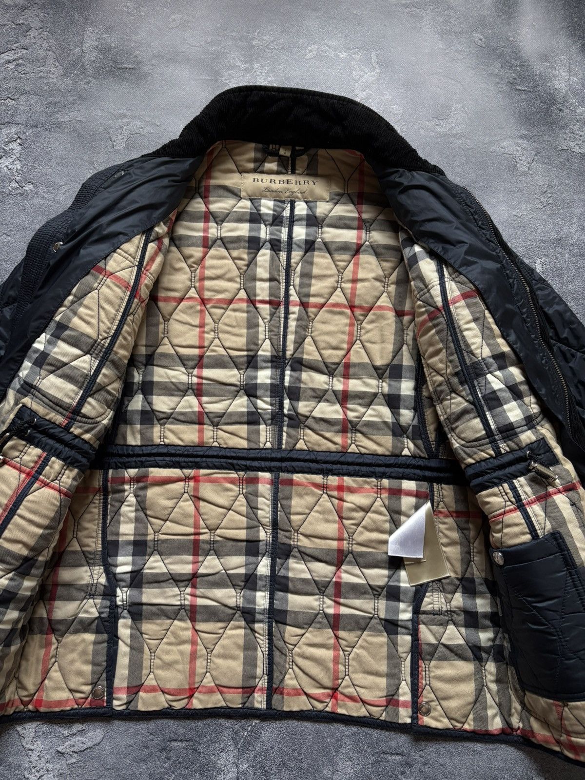 Burberry Vintage Burberry Nova Check Luxury Men's Quilted Jacket Size US L / EU 52-54 / 3 - 9 Thumbnail