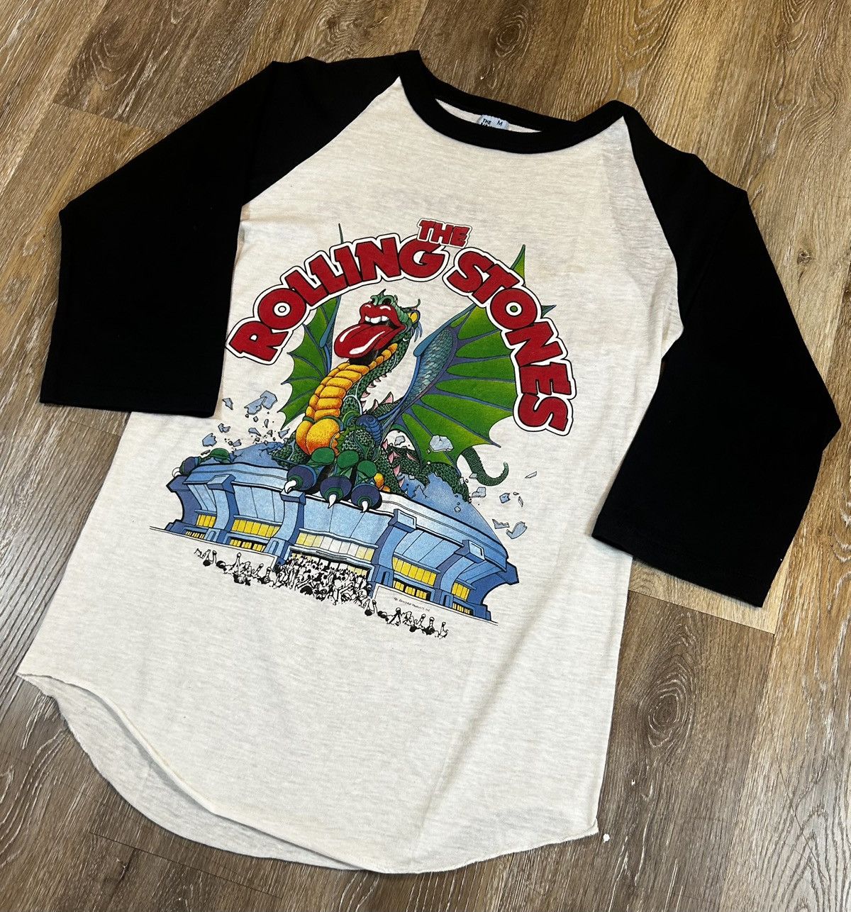 Band Tees × Vintage Super rare Rolling Stones tour quarter sleeve Size US M / EU 48-50 / 2 - 1 Thumbnail