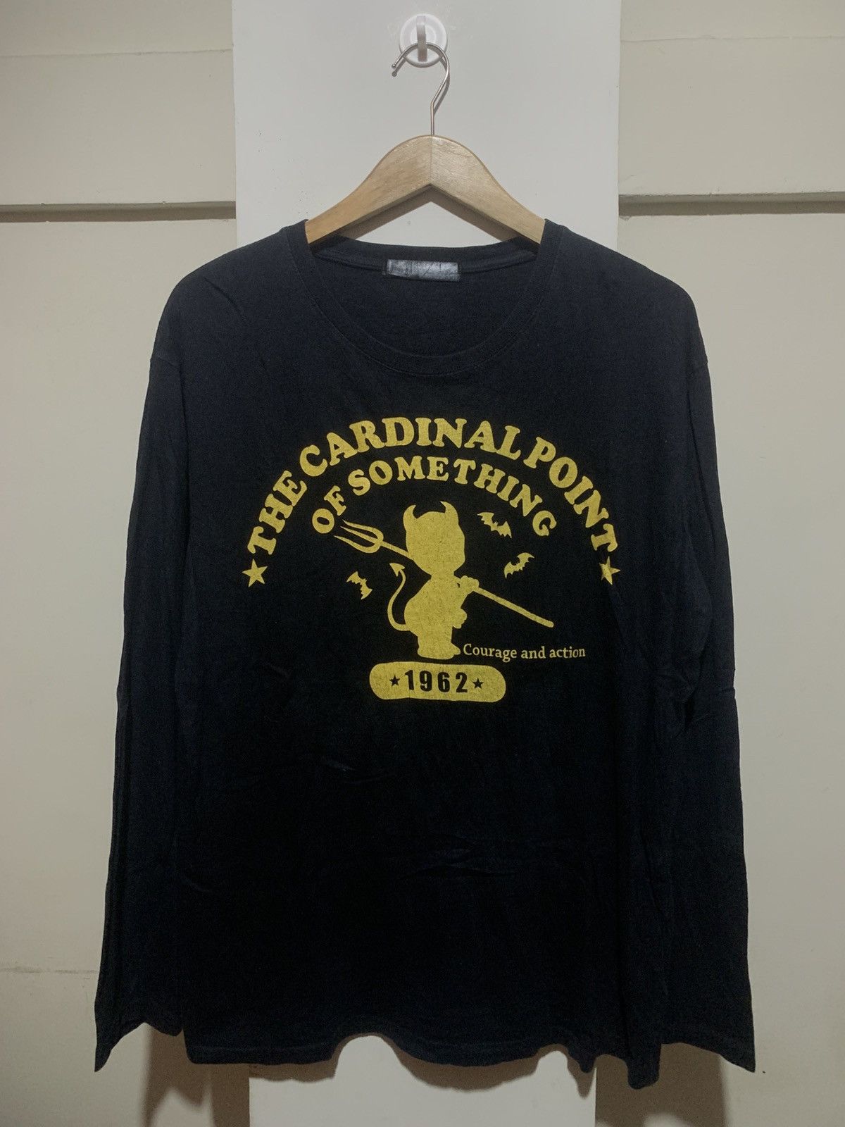 Hysteric Glamour × Mastermind Japan Japanese Courage N Action Satan Punk Gothic Style LongSleeve Size US XL / EU 56 / 4 - 1 Thumbnail