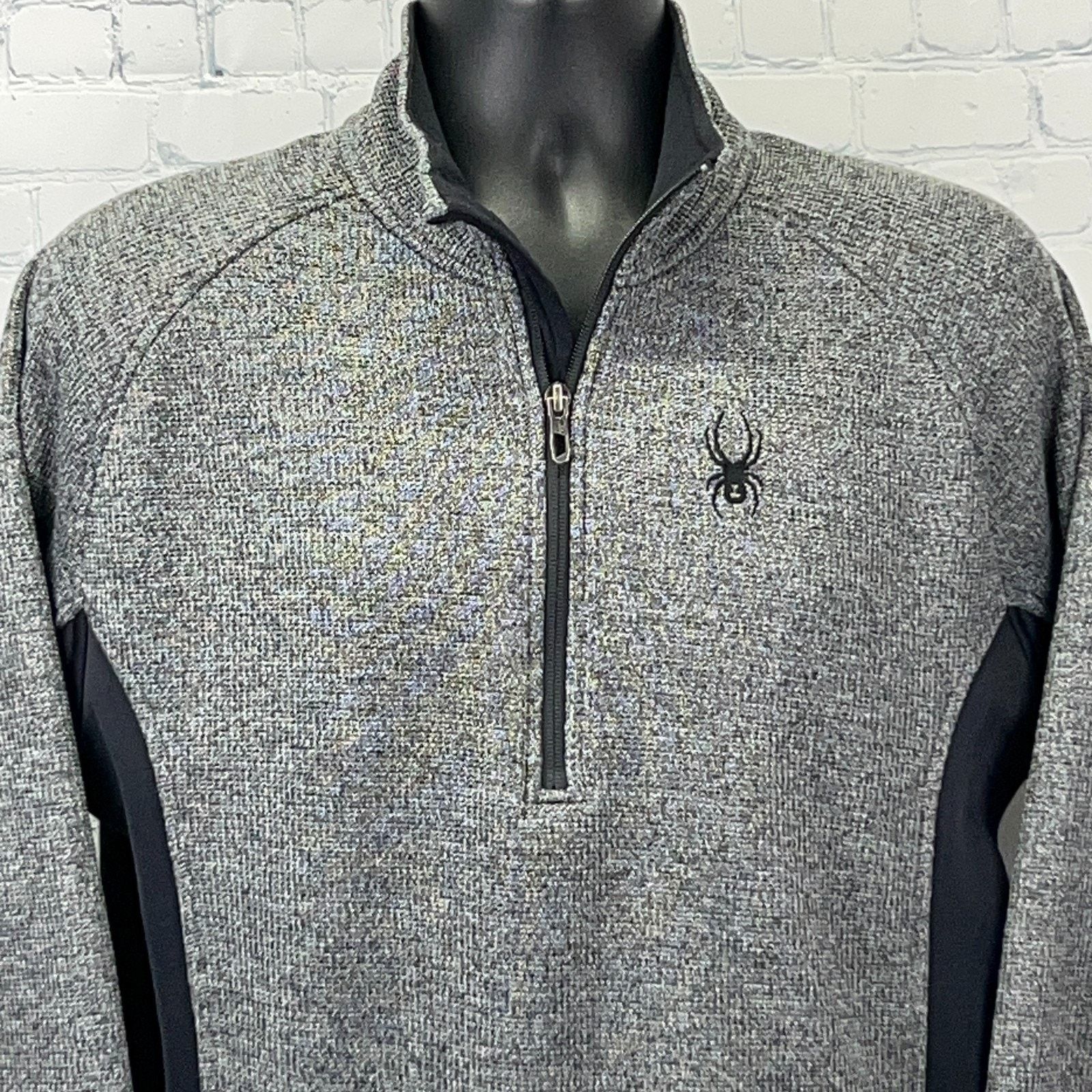 Spyder Spyder Outbound 1/2 Half Zip Sweater Gray Pullover L Size US L / EU 52-54 / 3 - 1 Thumbnail
