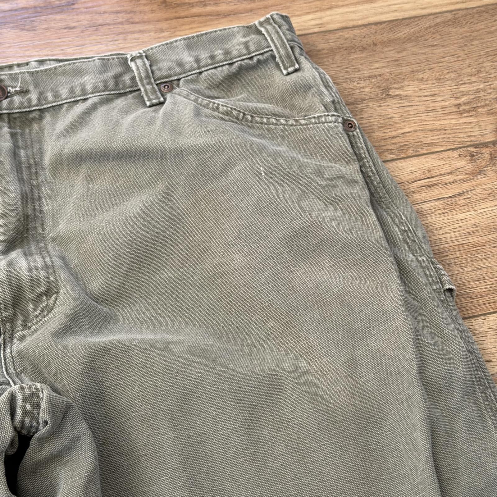 Other Dickies Carpenter Workwear Green Pants 40x32 Grunge Size US 40 / EU 56 - 9 Thumbnail
