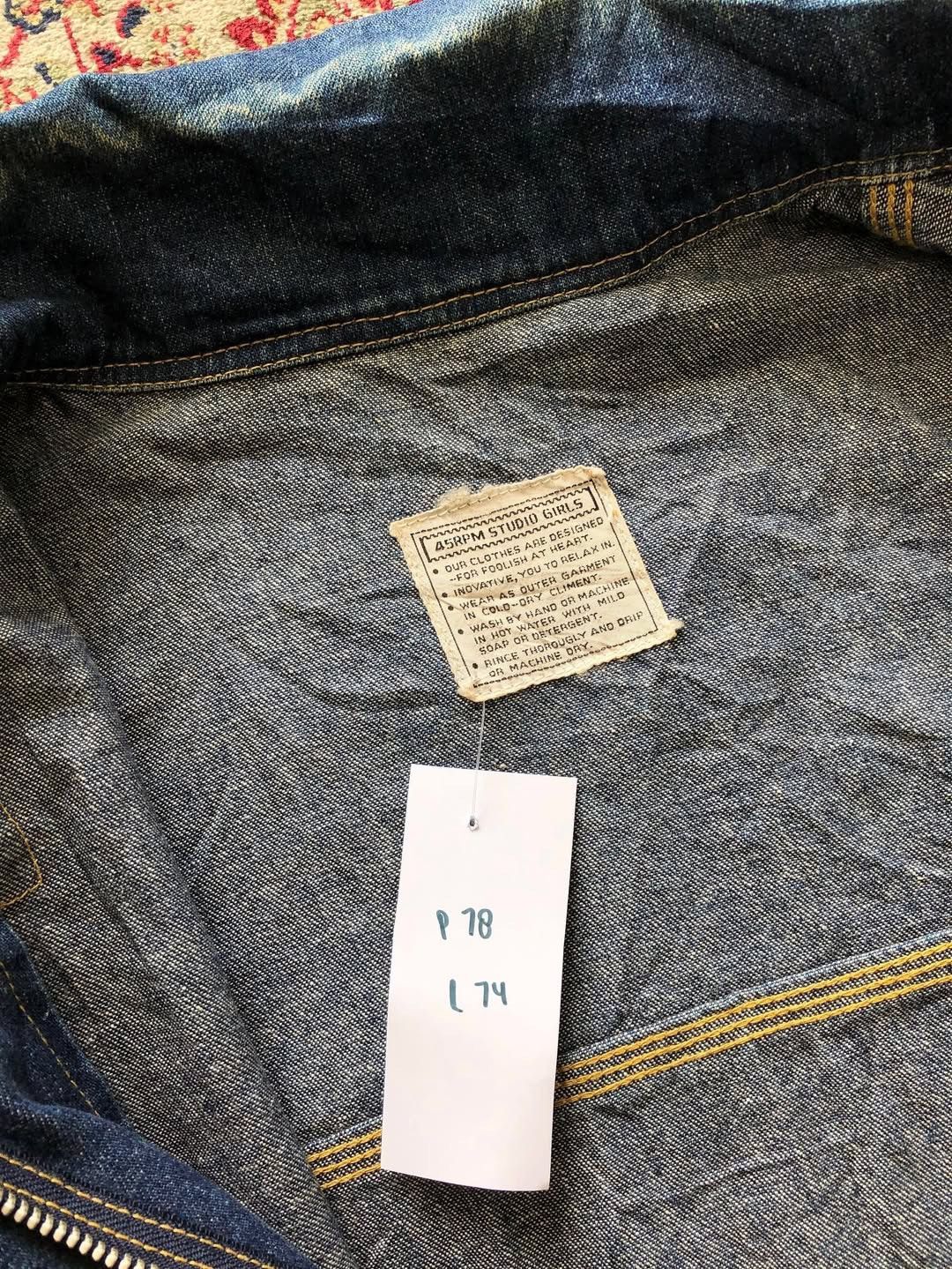 45rpm 45Rpm Oversized Type 2 Denim Jacket Baggy Jeans Jacket Size US XL / EU 56 / 4 - 8 Thumbnail