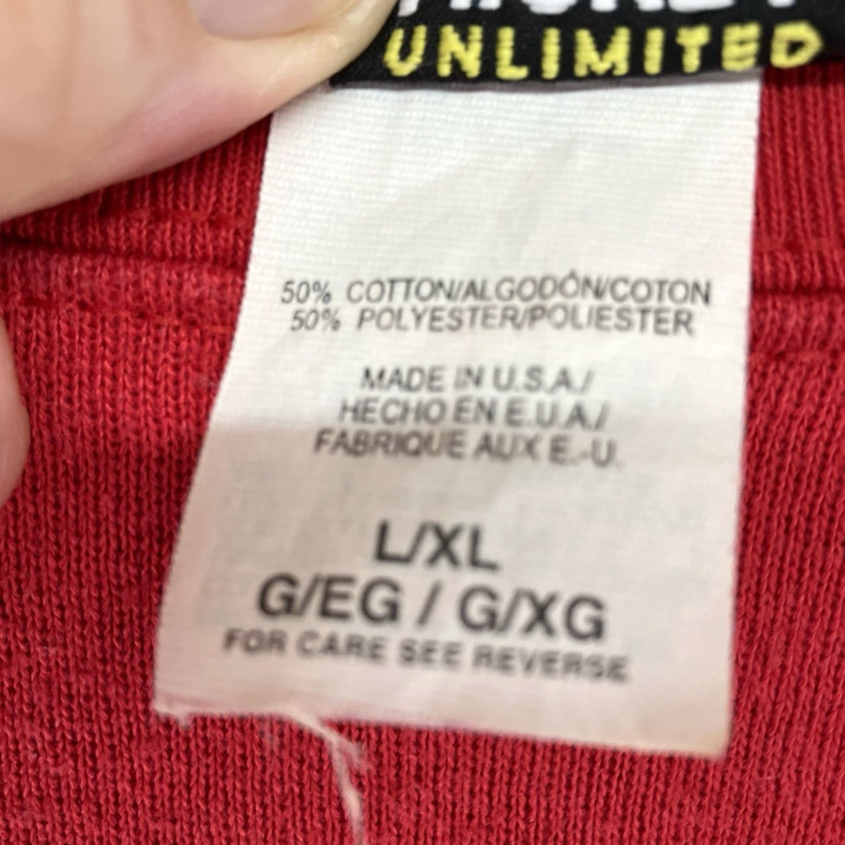 Mickey Unlimited VINTAGE Mickey Unlimited Sweatshirt XL Men's Red Graphic Print 90s Mickey Mouse & Pluto Boxy Classic Fit USA Size US XL / EU 56 / 4 - 4 Thumbnail
