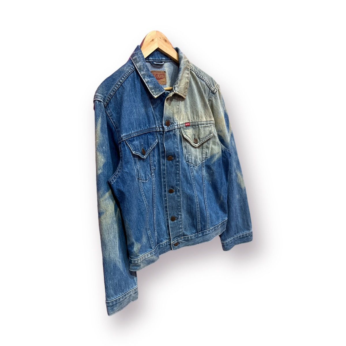 Big John Big John Distressed trucker denim jacket Size US M / EU 48-50 / 2 - 3 Thumbnail