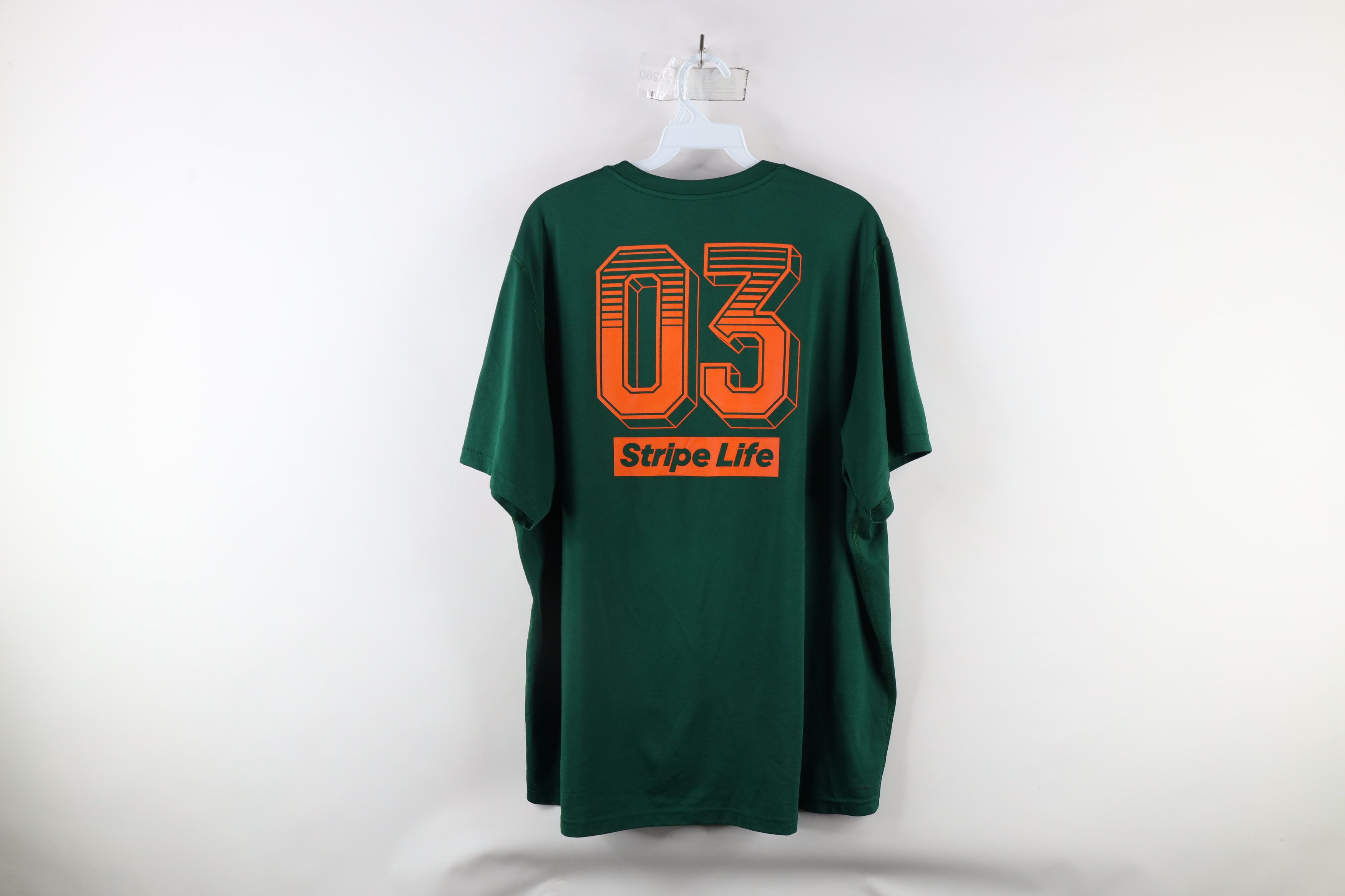 Adidas × Vintage Adidas Crest University of Miami Hurricanes Football T-Shirt Size US XXL / EU 58 / 5 - 7 Thumbnail