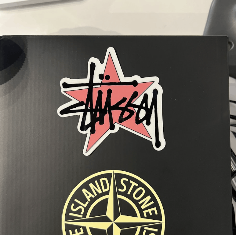 Stussy Stüssy Star Sticker Pink Size ONE SIZE - 2 Thumbnail