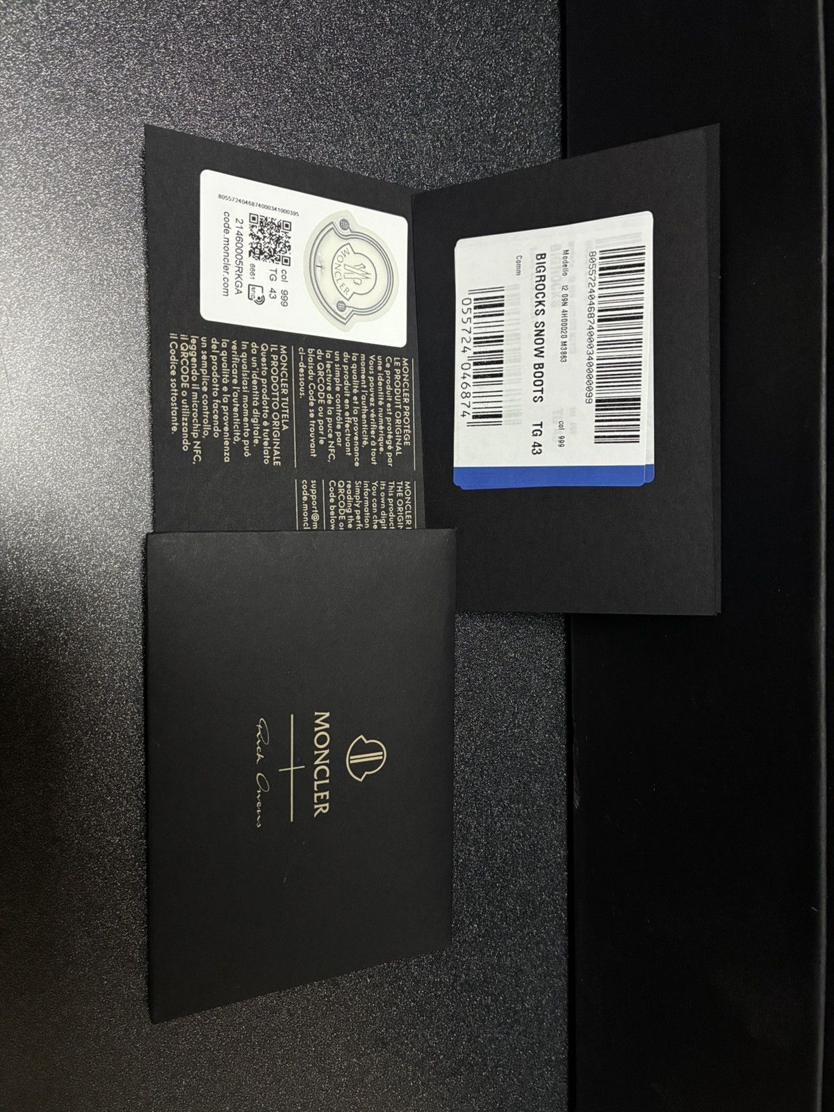 Moncler × Rick Owens Moncler x Rick Owens Big Rocks Boots Black Size US 10 / EU 43 - 6 Thumbnail