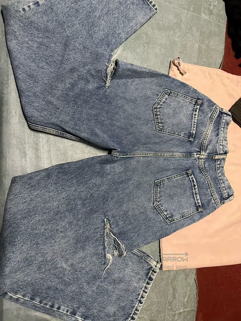 Maison Margiela Maison Margiela Knife-cut torn jeans Size 25" / US 0 / IT 36 - 2 Thumbnail