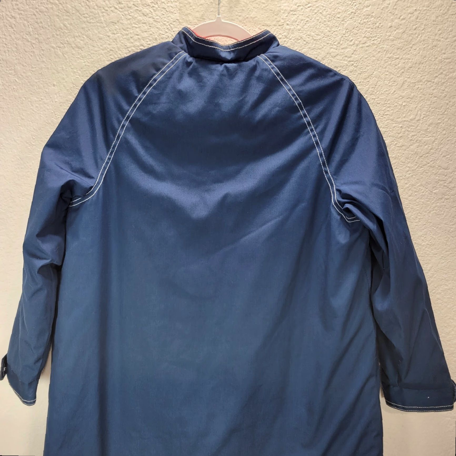 Vintage VINTAGE Weather Winky Jacket Coat Girls 1950s Blue Fleece Zip Up Sz 14 Size US L / EU 52-54 / 3 - 6 Thumbnail