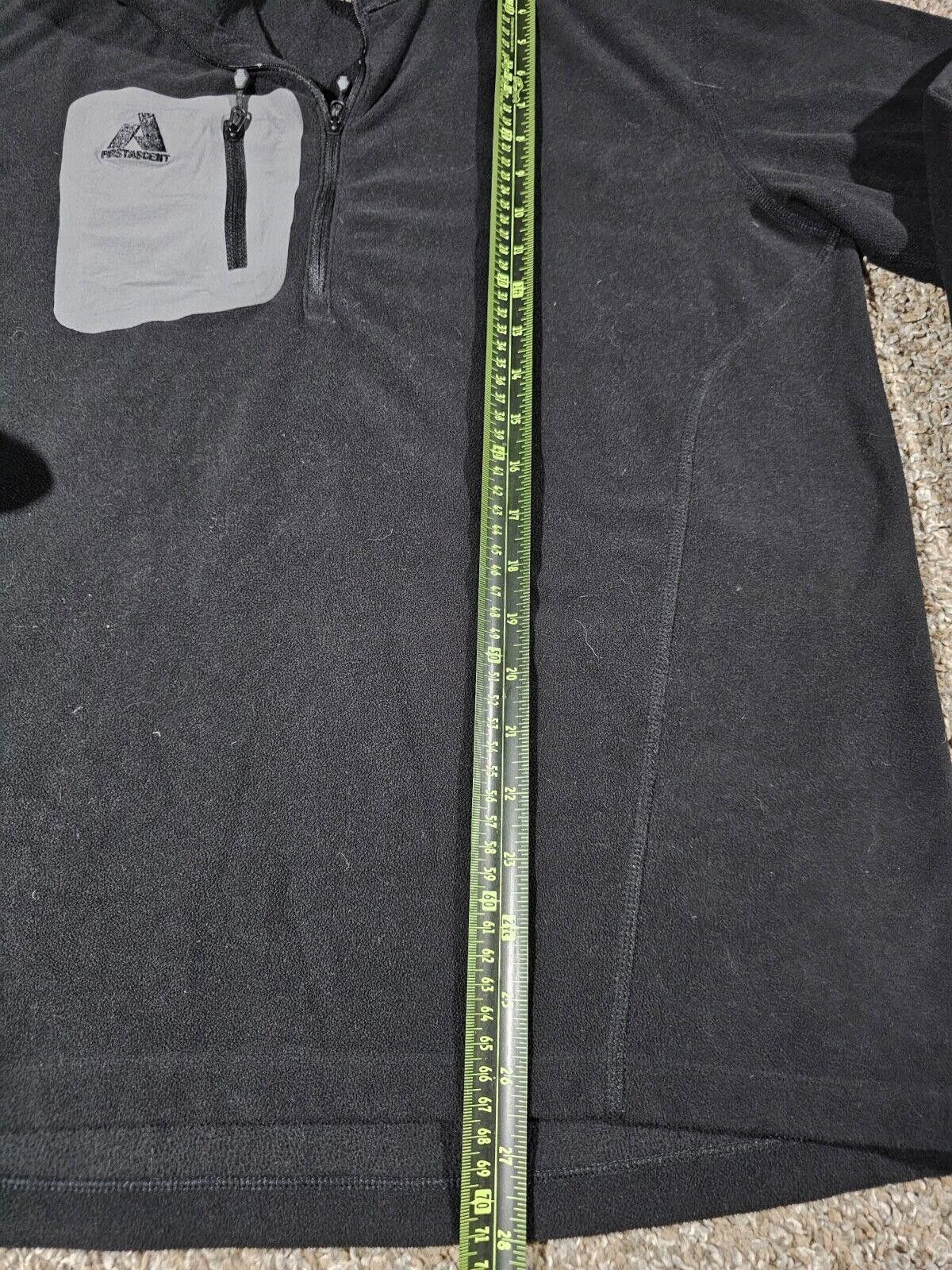 Eddie Bauer Eddie Bauer First Ascent Fleece Pullover Med 1/2 Zip Black Size US 32 / EU 48 - 4 Thumbnail