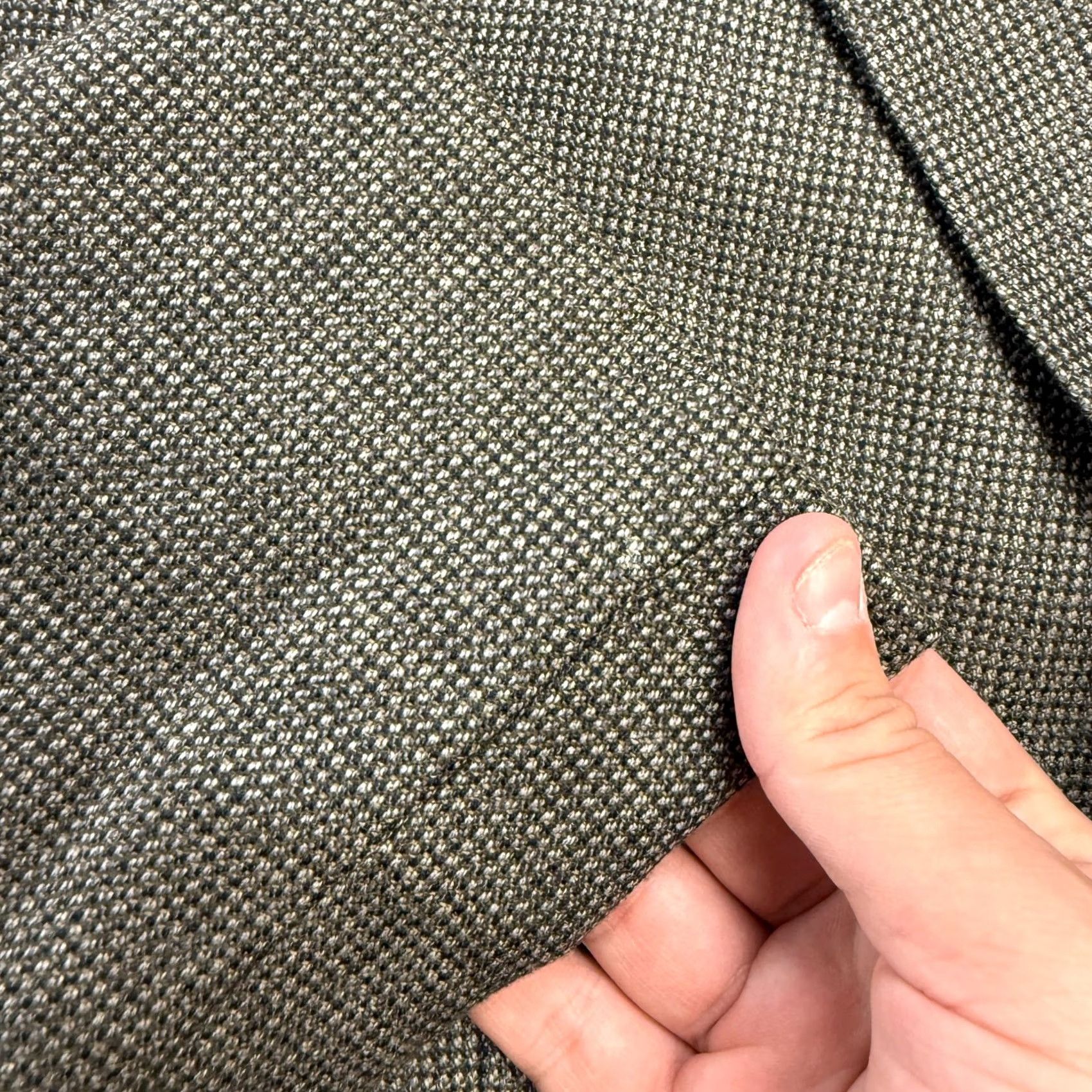 Chaps VTG Chaps Ralph Lauren Blazer Jacket Mens 40S Green Wool Notch Lapel Two-Button Single-Breasted Vintage Academia Old Money Coat Size 40R - 4 Thumbnail