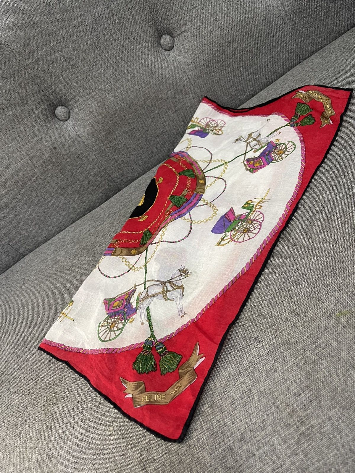 Celine × Vintage Vintage Celine Pocket Squre/Bandana Size ONE SIZE - 1 Thumbnail