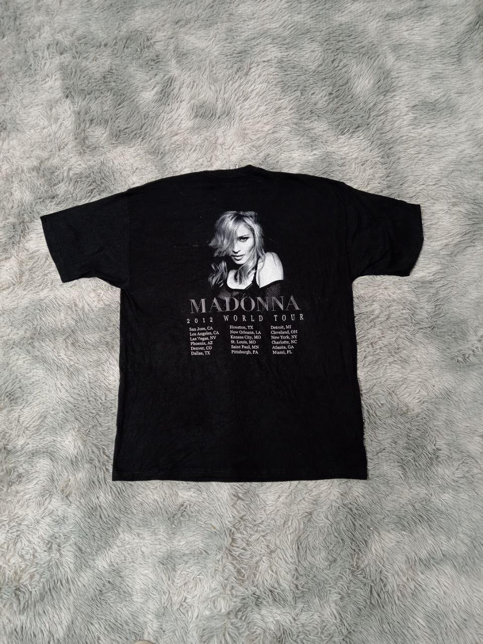 Vintage Madonna World Tour 2012 Size US XL / EU 56 / 4 - 2 Thumbnail
