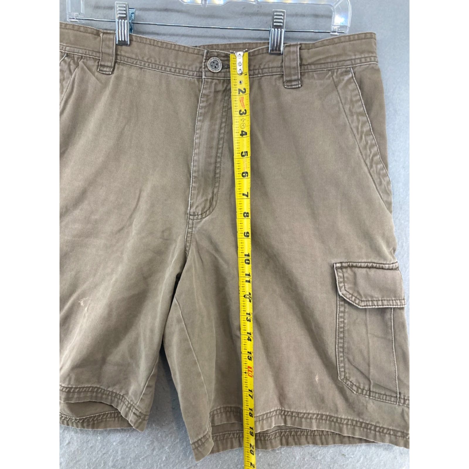 Vintage Columbia Cargo Shorts Mens 36 Outdoor Canvas Cargo Pocket Brown Cotton Casual Outdoor 90s Theme Mens Size US 36 / EU 52 - 3 Thumbnail