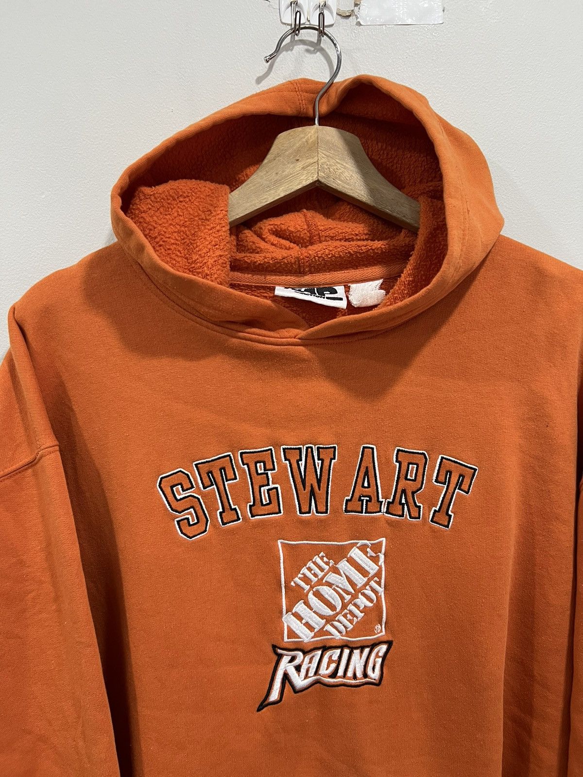 Vintage Vintage Stewart Racing Hoodie sweater home depot jacket Size US XL / EU 56 / 4 - 2 Thumbnail