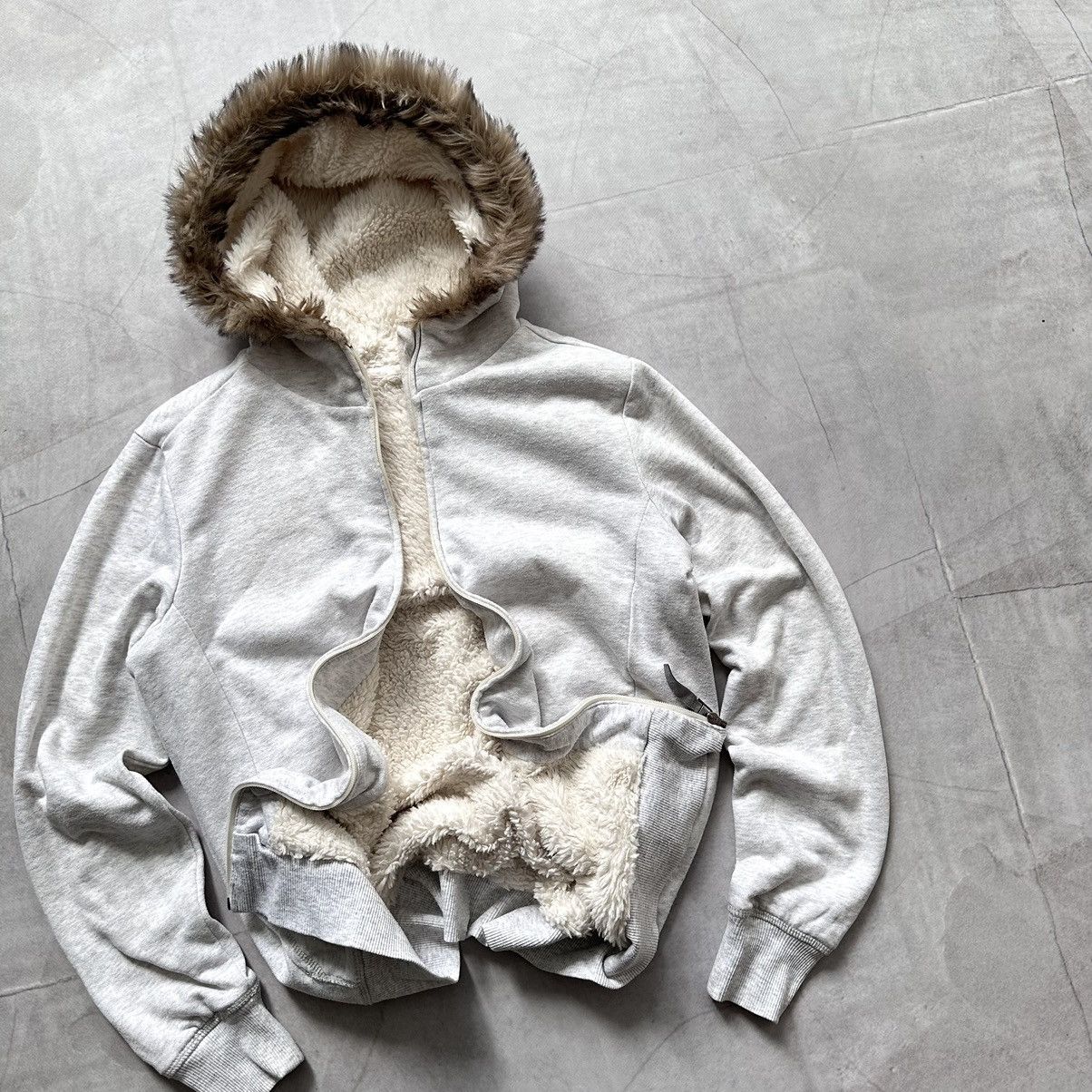 Hysteric Glamour Cute LGB If Six Was Nine Style Faux Fur Zip Hoodie Jacket Size M / US 6-8 / IT 42-44 - 2 Thumbnail