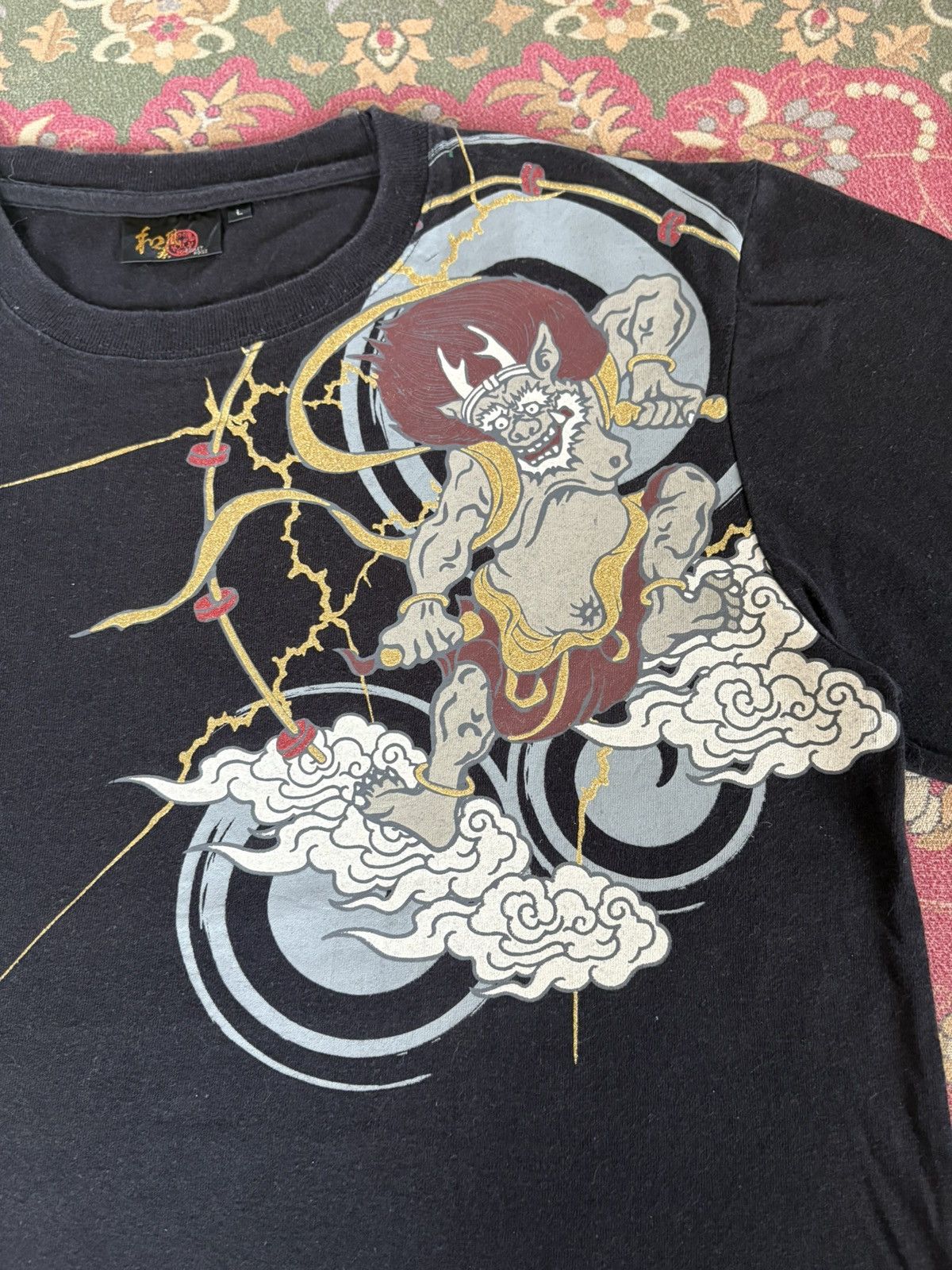 Japanese Brand Japanese Brand BULLET NOISE Sukajan Long Sleeve Tee Size US M / EU 48-50 / 2 - 3 Thumbnail