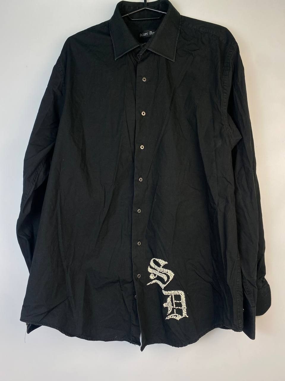 Vintage Vintage rare streetwear y2k gothic Avant garde Shirt Size US XL / EU 56 / 4 - 1 Thumbnail