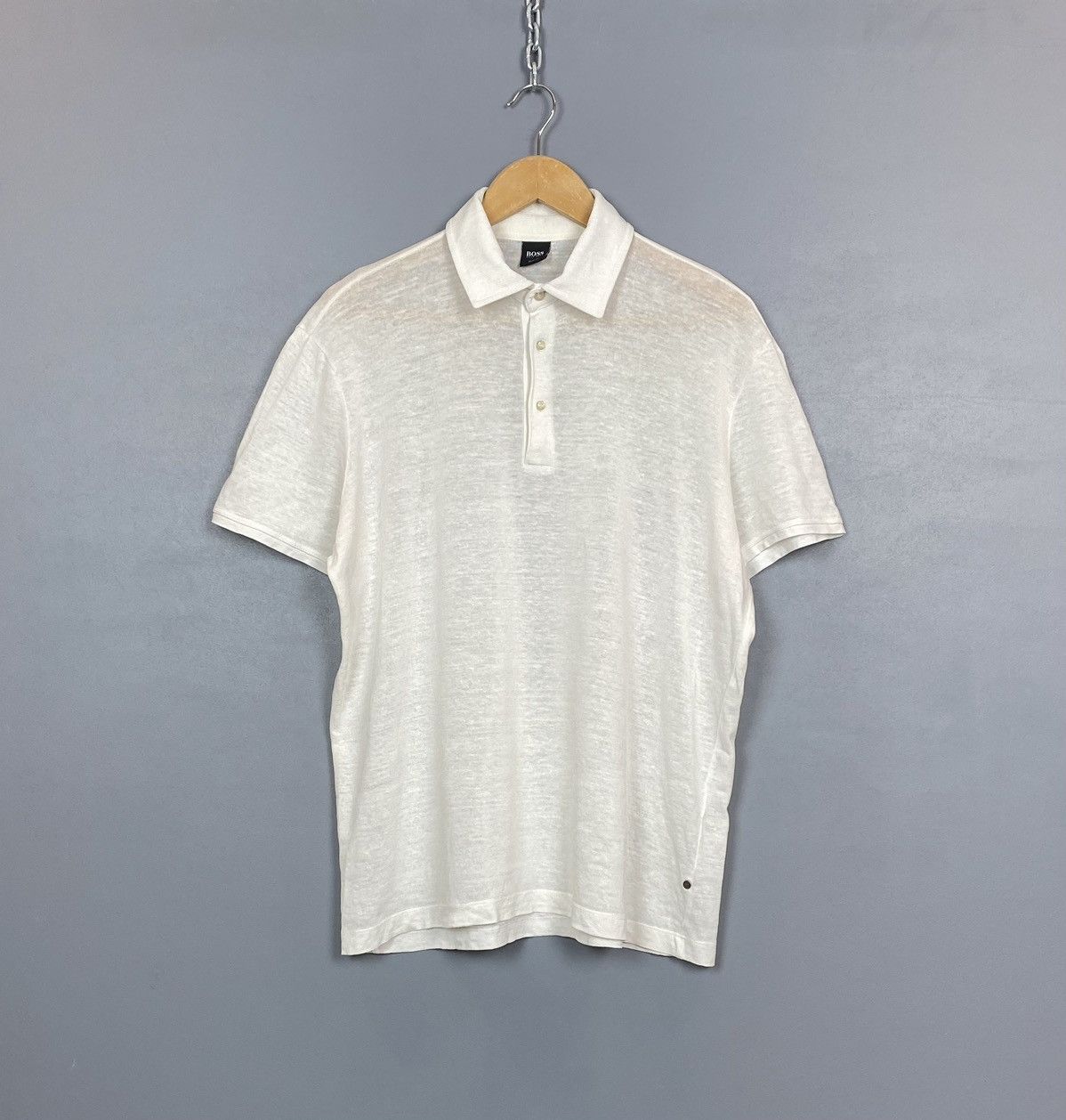 Hugo Boss Hugo Boss Slim Fit Short Sleeve Polo Shirt Size Large White Size US L / EU 52-54 / 3 - 1 Thumbnail