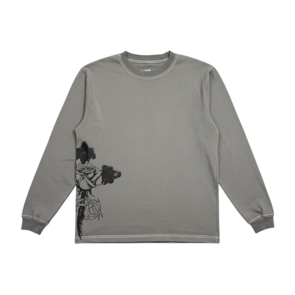 Empyre Empyre Centered Grey Long Sleeve T-Shirt [Size Small] Size US S / EU 44-46 / 1 - 2 Thumbnail