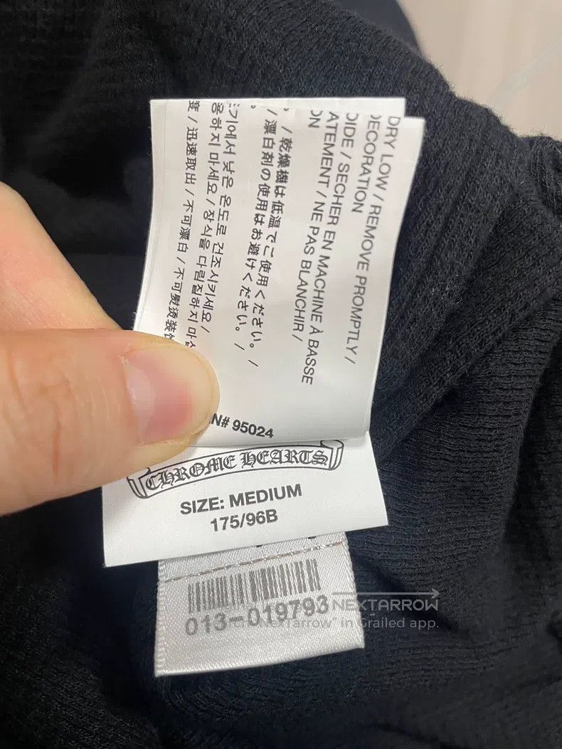 Chrome Hearts CHROME HEARTS Size M Black arm Sanskrit Kirin arm horseshoe Size US M / EU 48-50 / 2 - 4 Thumbnail
