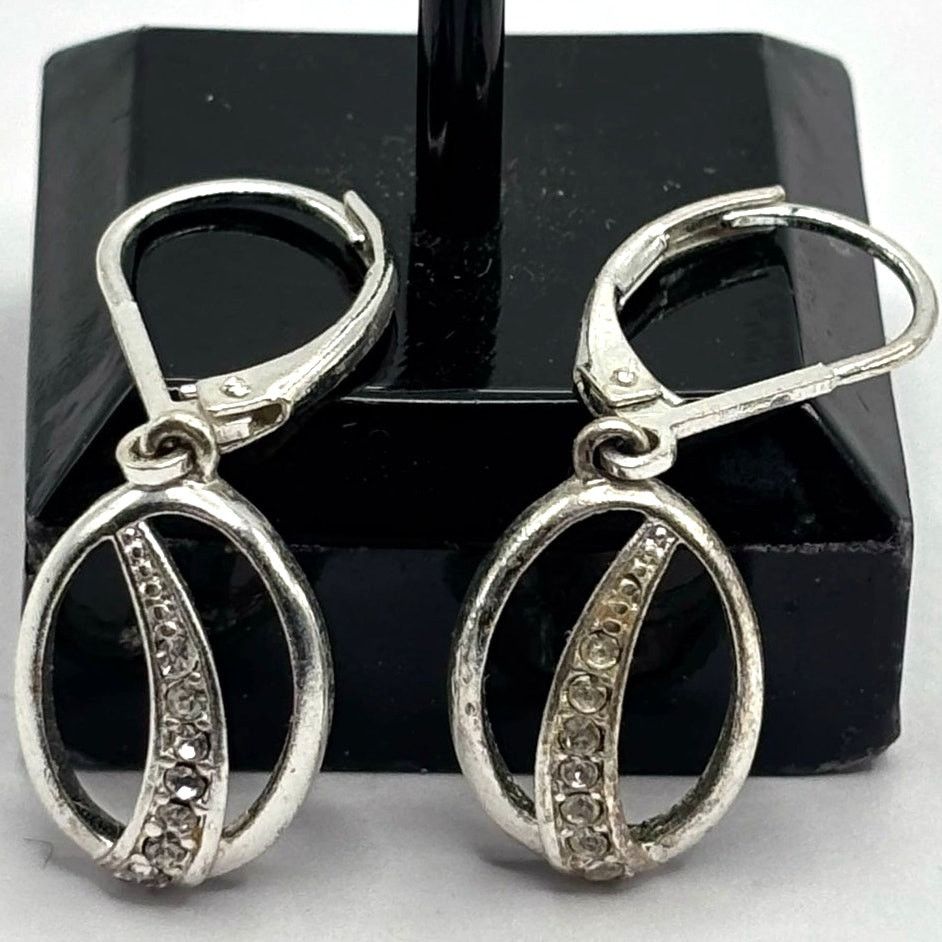 Other Vintage Silver Oval Avon Earrings Size ONE SIZE - 3 Thumbnail