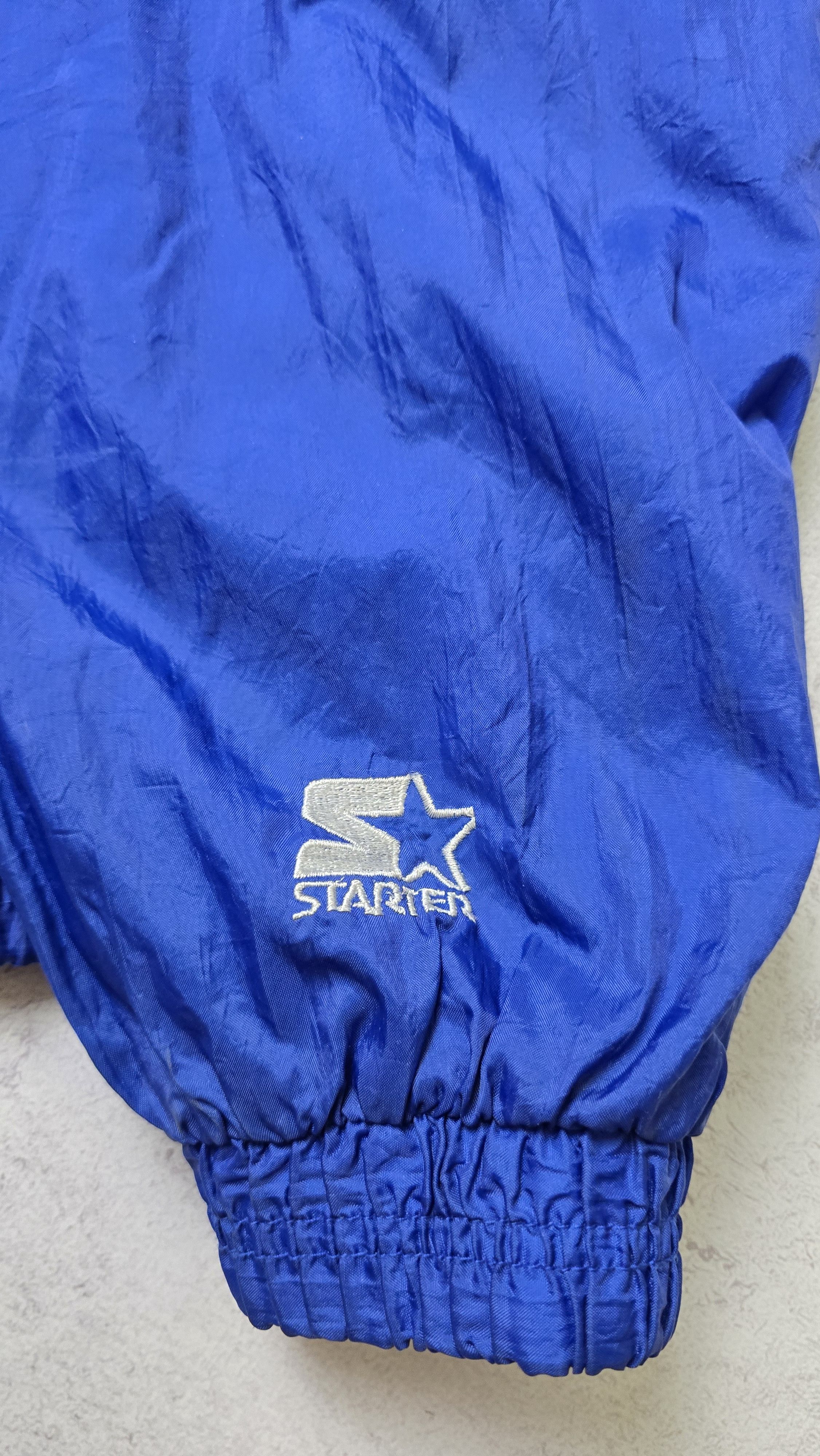 Starter Starter Quebec Nordiques Jacket 90s Vintage Blue Windbreaker Size US XL / EU 56 / 4 - 12 Thumbnail