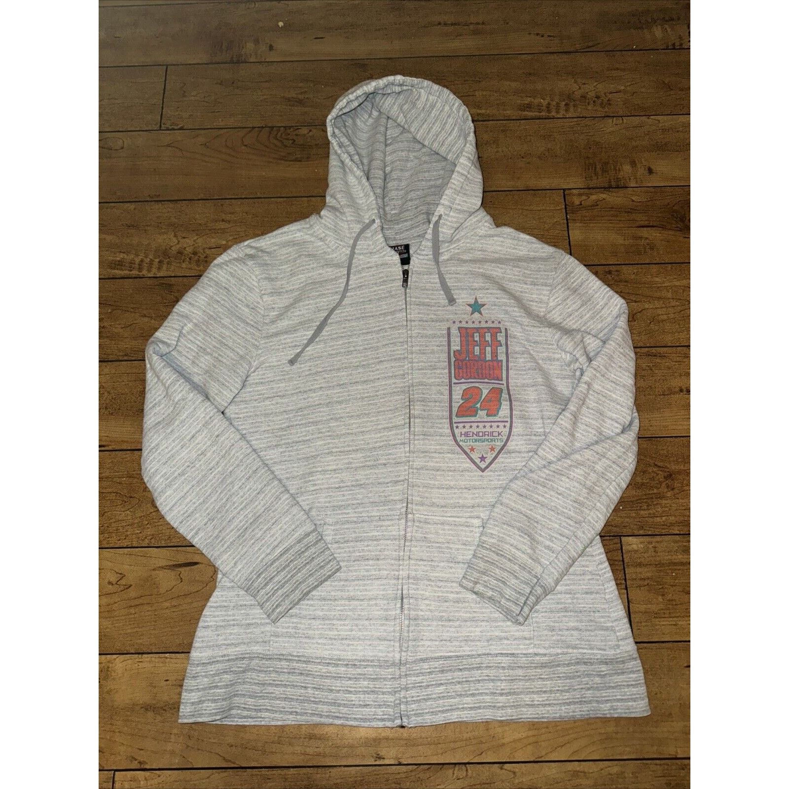 Chase Authentics × NASCAR × Vintage VNTG Chase Authentic Jeff Gordon Zip Up Hoodie Grey XL 20x26 Size XL / US 12-14 / IT 48-50 - 1 Thumbnail