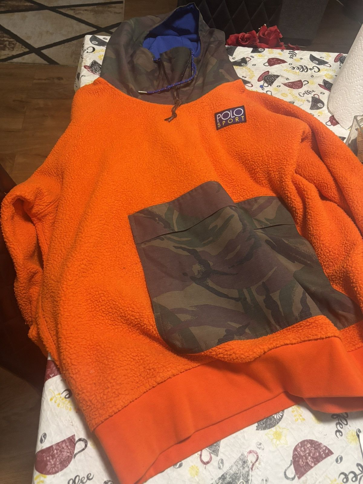 Polo Ralph Lauren Orange polo fleece hoodie XL Size US XL / EU 56 / 4 - 2 Thumbnail