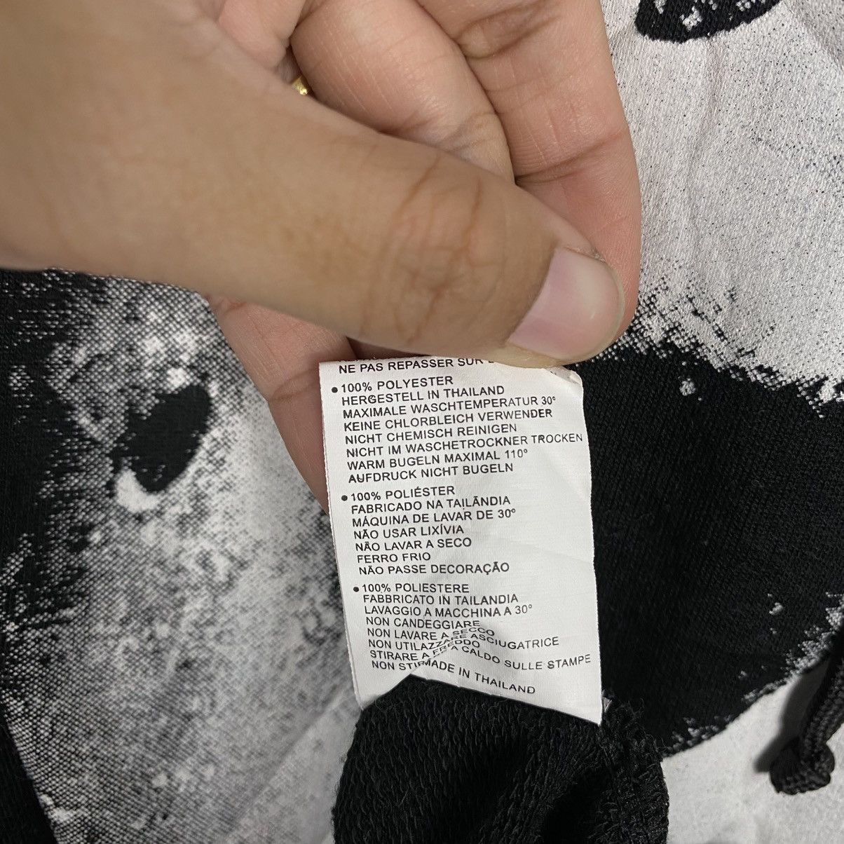 Japanese Brand 📌Hoodie Pull Over Mao Mao Big Logo Skeleton Design Size US L / EU 52-54 / 3 - 18 Thumbnail