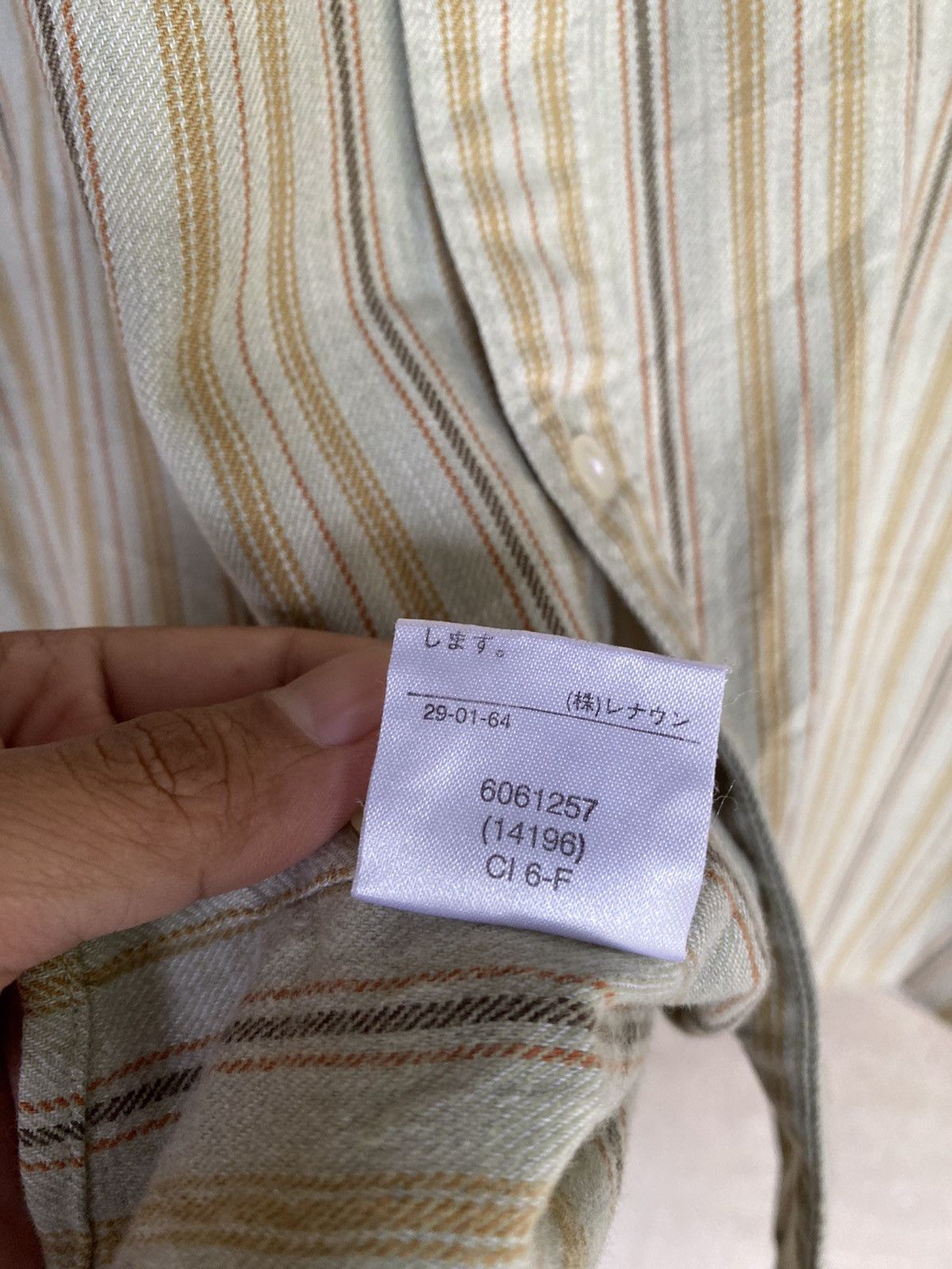J.Crew Vintage J.Crew Stripe Design Flannel Shirt Button Up Size US L / EU 52-54 / 3 - 5 Thumbnail
