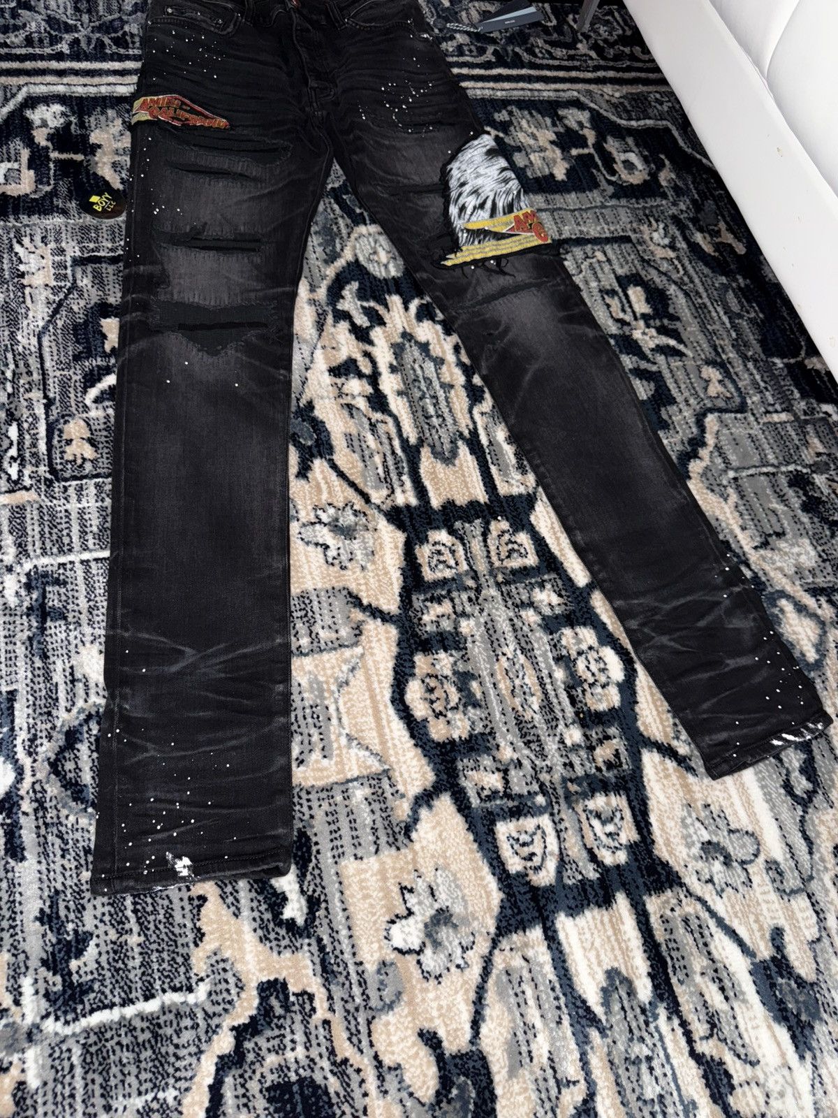 Amiri Amiri California eagle patch jeans Size US 32 / EU 48 - 3 Thumbnail
