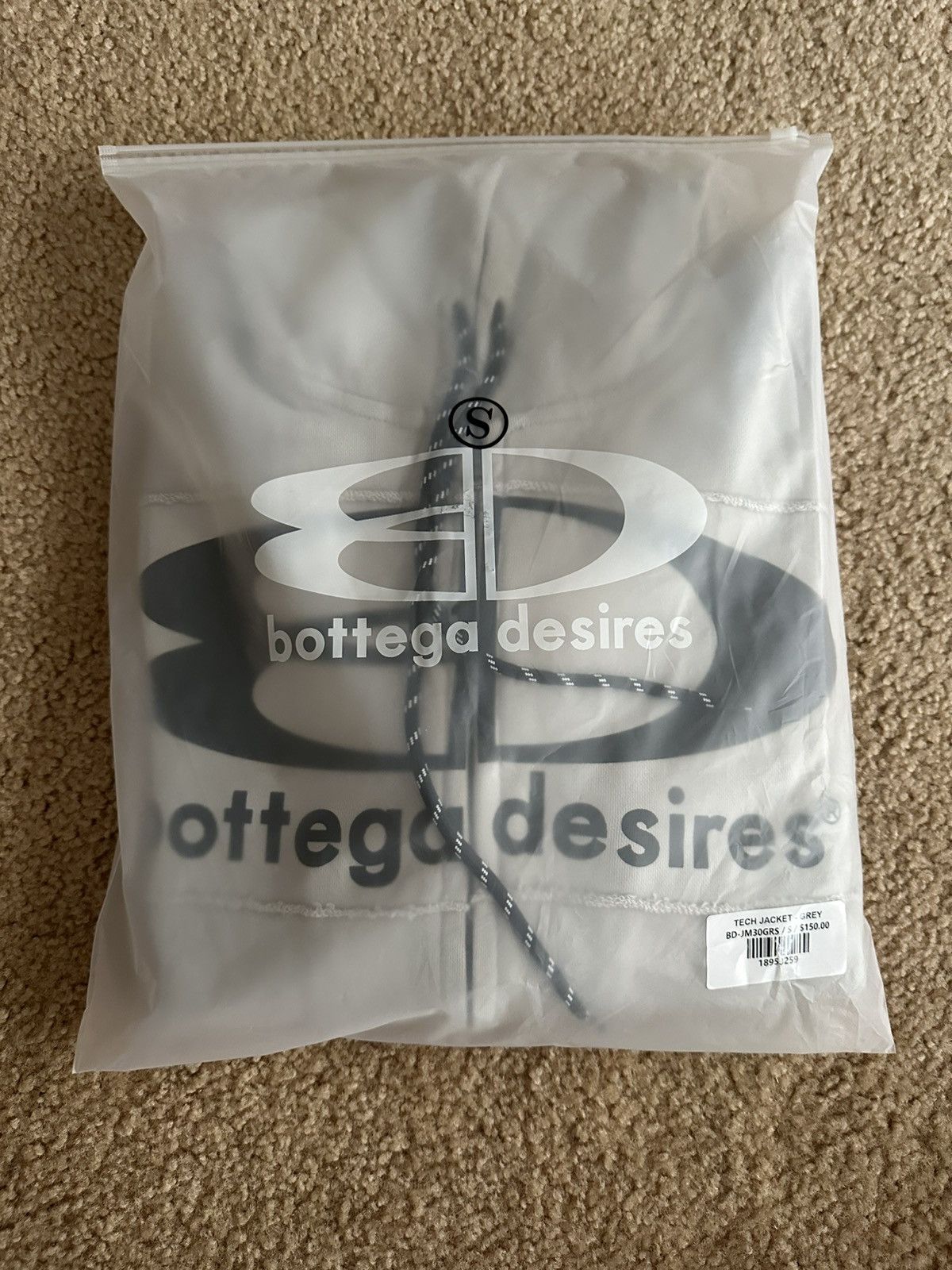 Bottega Desires Bottega Desires Grey Tech Jacket Size US S / EU 44-46 / 1 - 9 Thumbnail