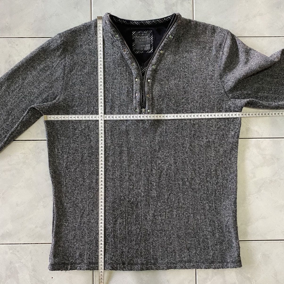 Japanese Brand Amorte Japanese Vintage Goth Grunge Punk Dark Luxury Style Size US XL / EU 56 / 4 - 17 Thumbnail