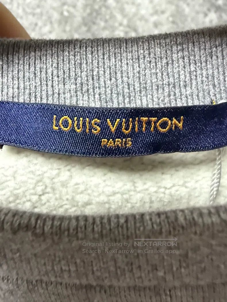 Louis Vuitton Louis Vuitton Gray letter sweatshirt Size US XS / EU 42 / 0 - 4 Thumbnail