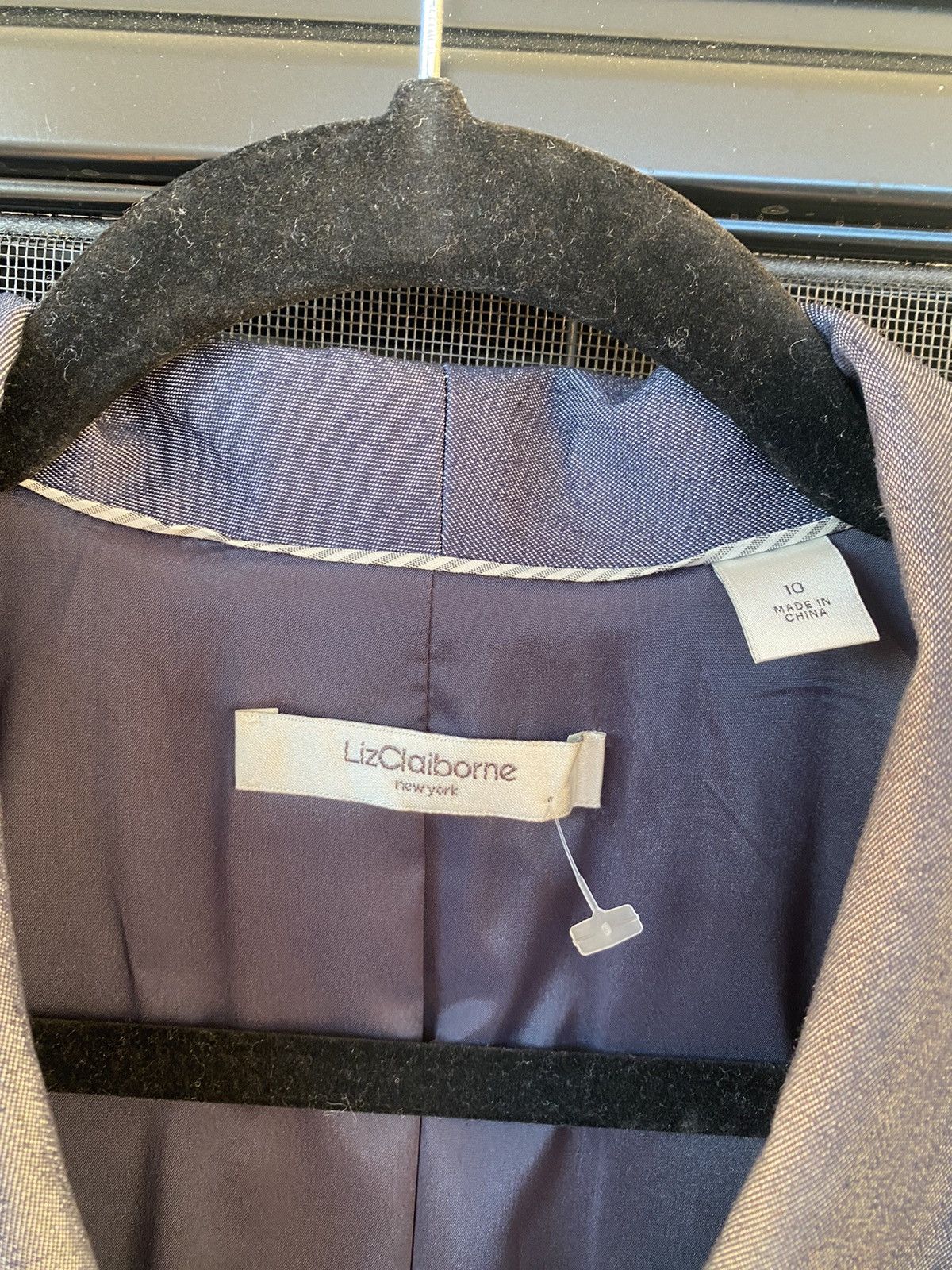 Other NWT Deadstock Blue LIZ CLAIBORNE suit Button Up dress 10 Size M / US 6-8 / IT 42-44 - 6 Thumbnail