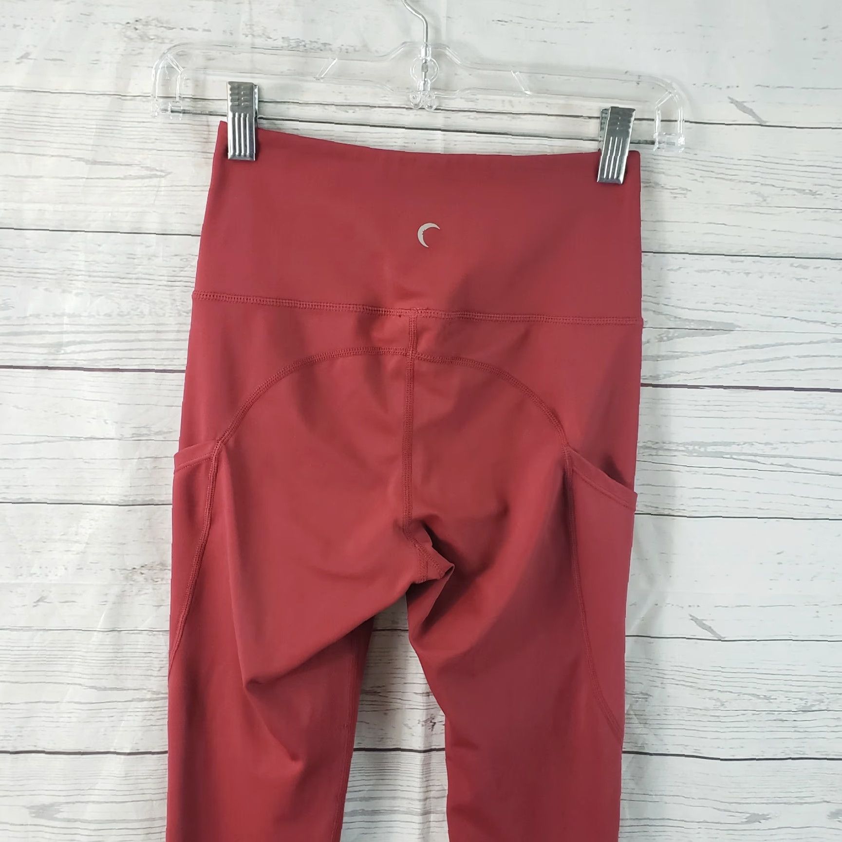 Vintage Zyia Womens Leggings Sz 2 Gray Pockets Cropped Activewear Size 26" / US 2 / IT 38 - 4 Thumbnail