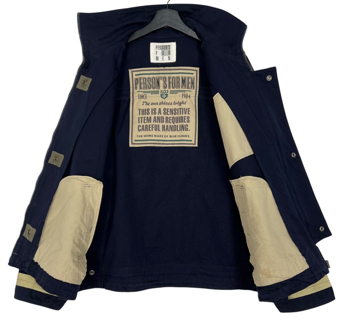 PERSON'S 90s Vintage Person’s For Men Navy Jacket Size US XL / EU 56 / 4 - 8 Thumbnail