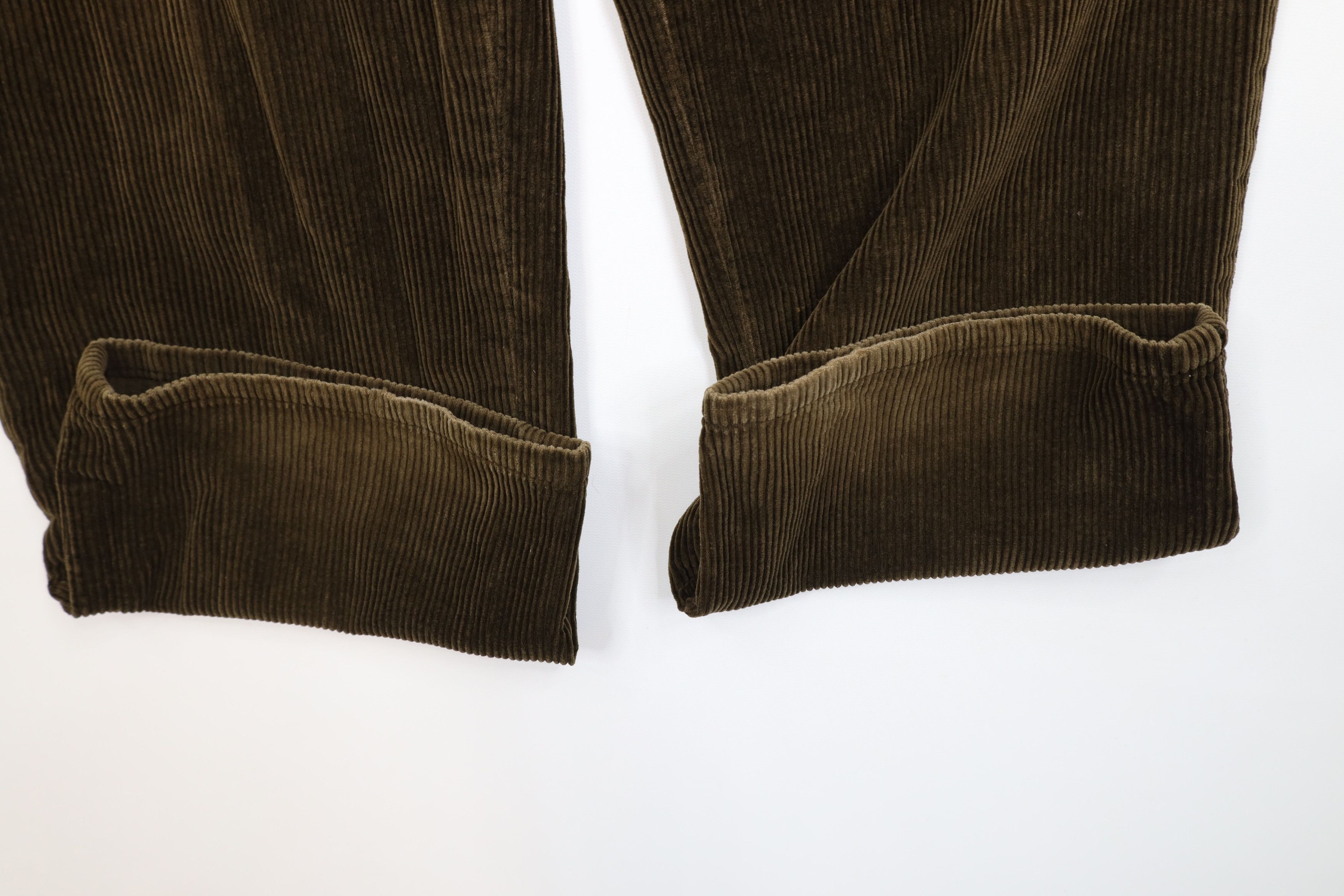 Vintage Vintage 90s Streetwear Wide Leg Corduroy Chino Pants Brown Size US 40 / EU 56 - 5 Thumbnail