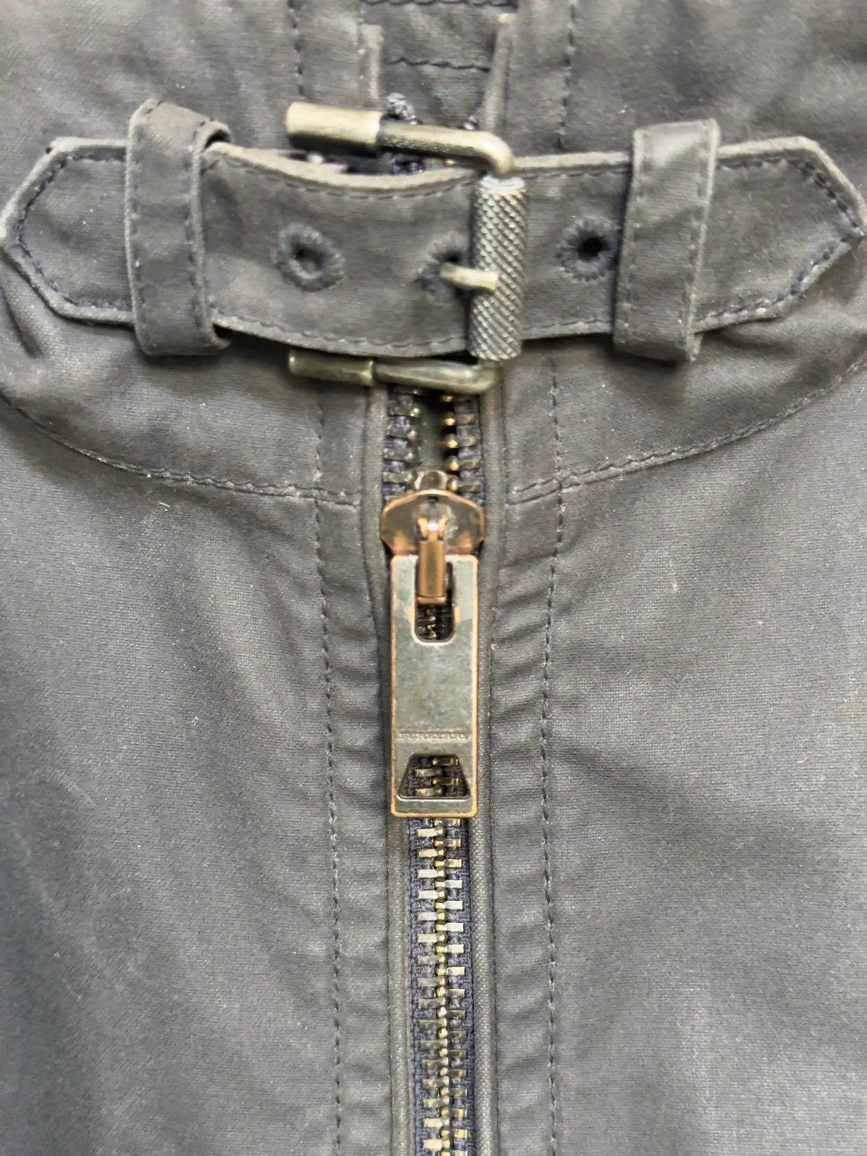 Burberry 🔥 burberry rare biker down jacket waxed novacheck size L Size US L / EU 52-54 / 3 - 12 Thumbnail