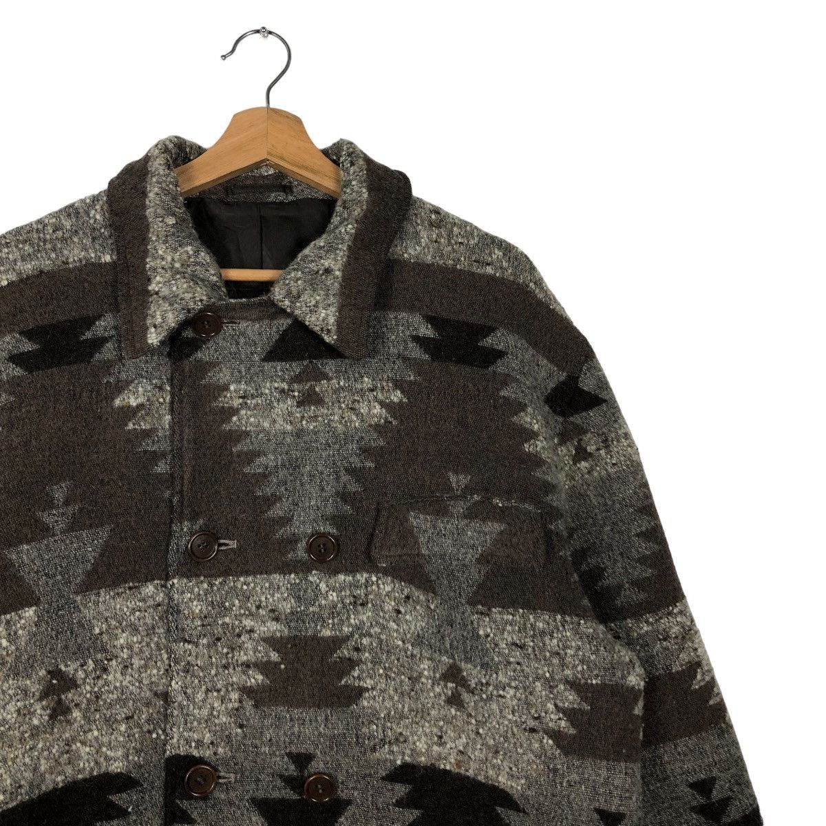 Japanese Brand 🔥90’s Vintage Wool Jacket Yin & Yang Issey Miyake Navajo Size US L / EU 52-54 / 3 - 5 Thumbnail
