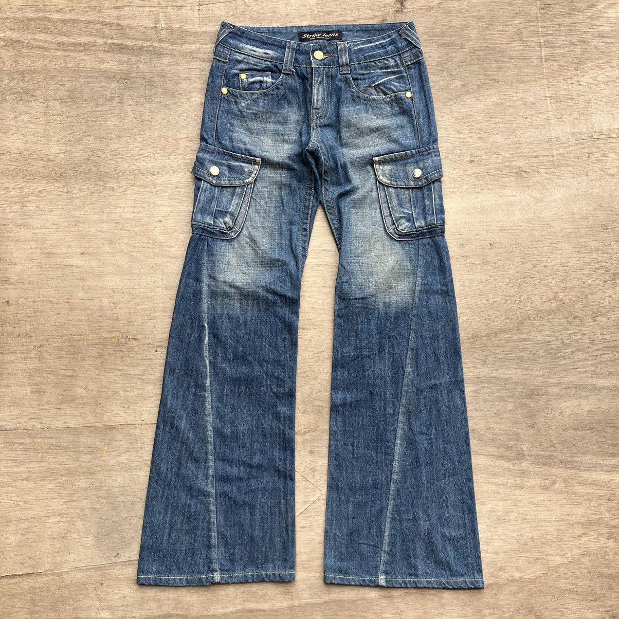 MLB MLB STRIKE JEANS CARGO FLARE Size US 28 / EU 44 - 1 Thumbnail